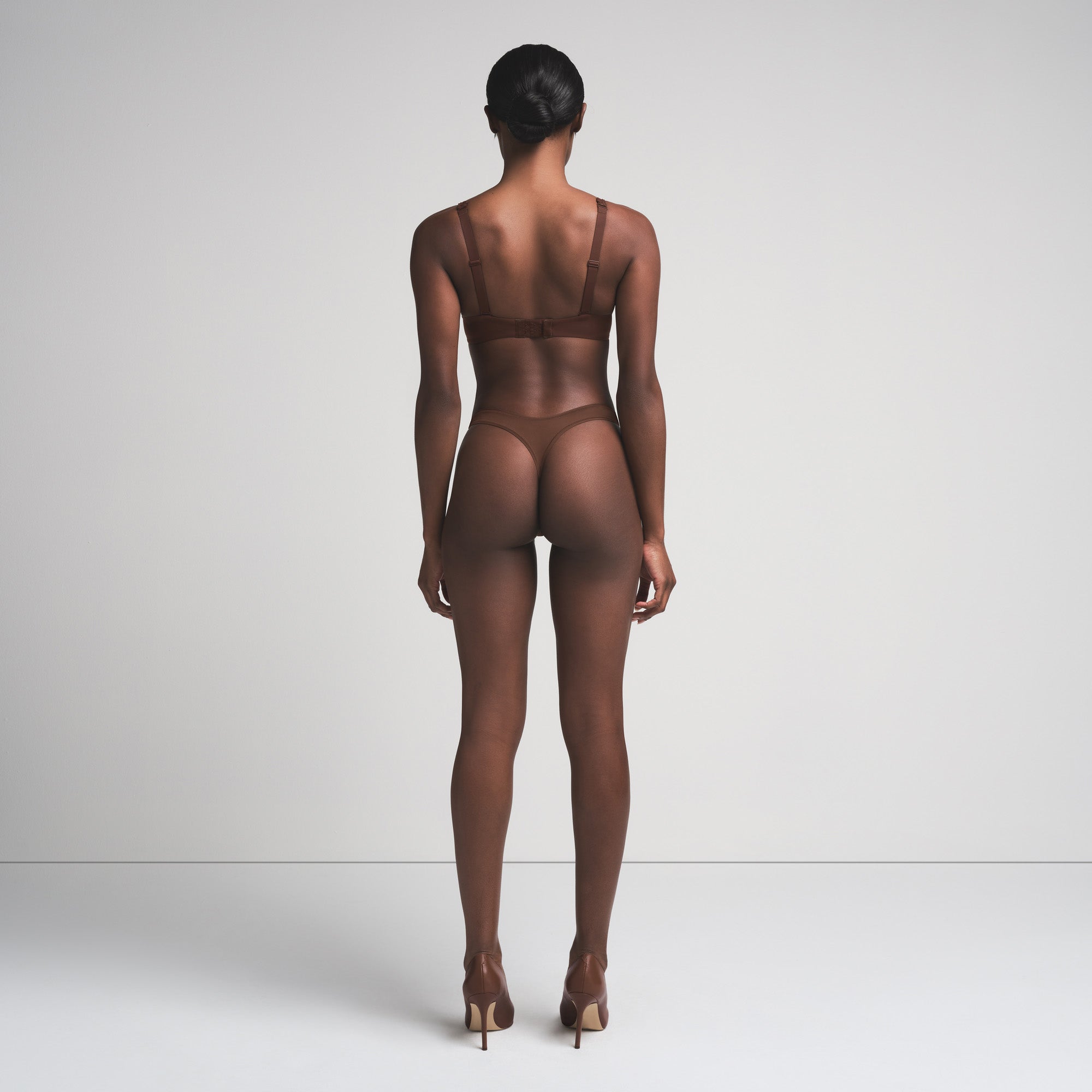 FITS EVERYBODY LACE UNLINED FULL COVERAGE BRA | COCOA - Image 4