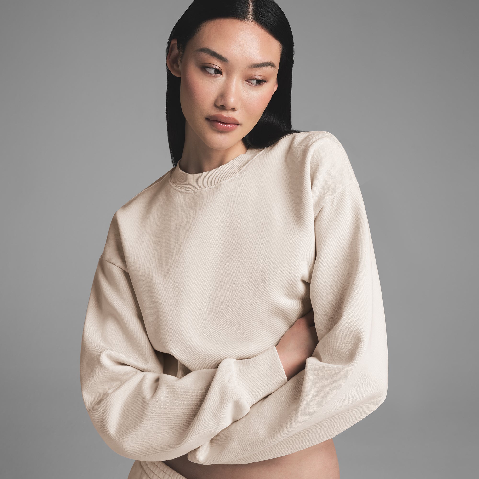 BOYFRIEND FLEECE CREWNECK | BUFF - Image 3