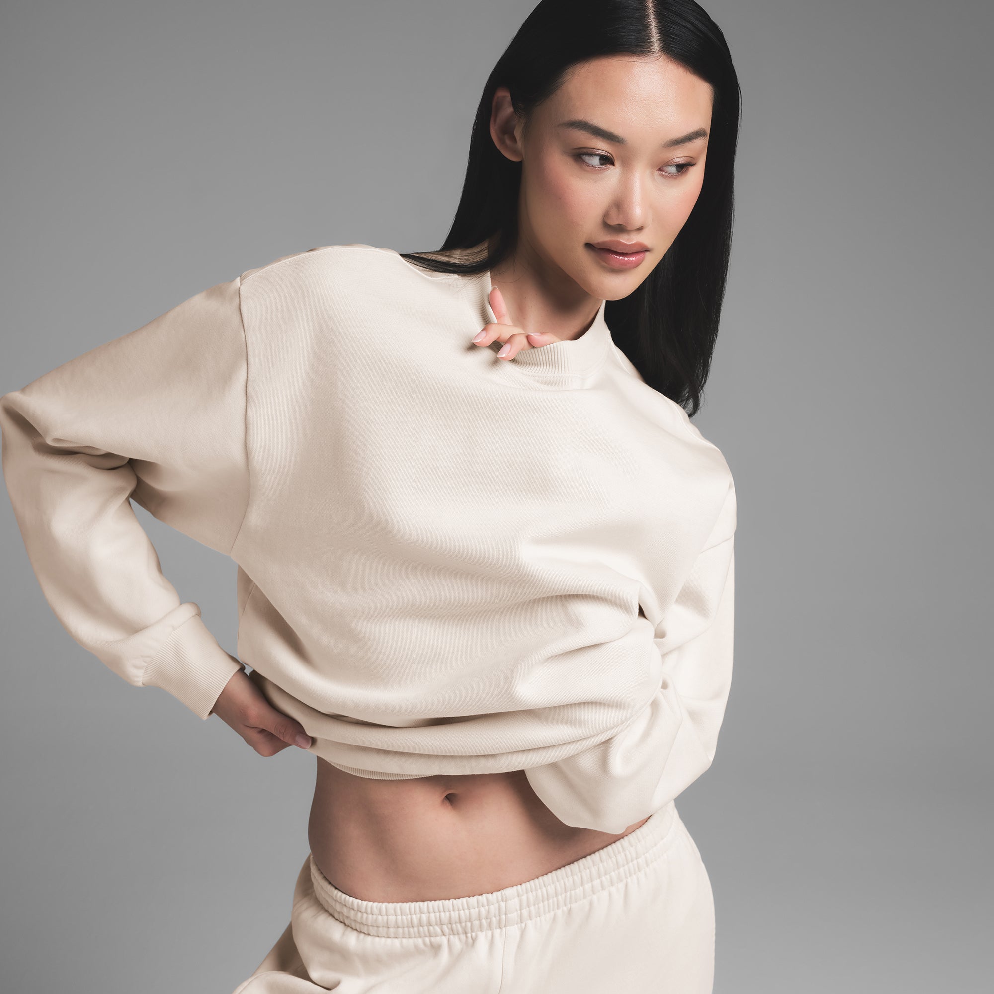 BOYFRIEND FLEECE CREWNECK | BUFF - Image 2