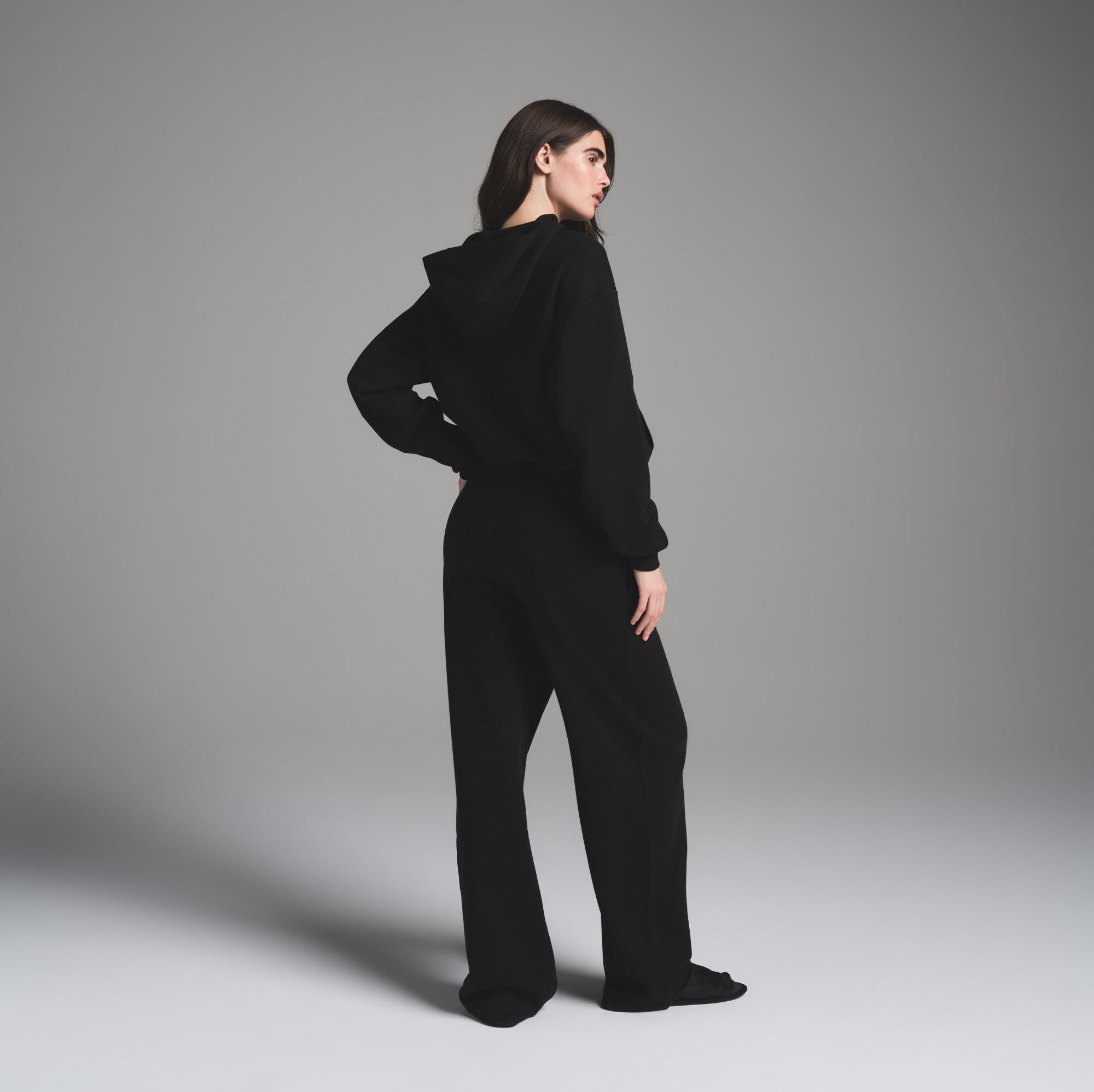 COTTON FLEECE CLASSIC HOODIE | ONYX - Image 4