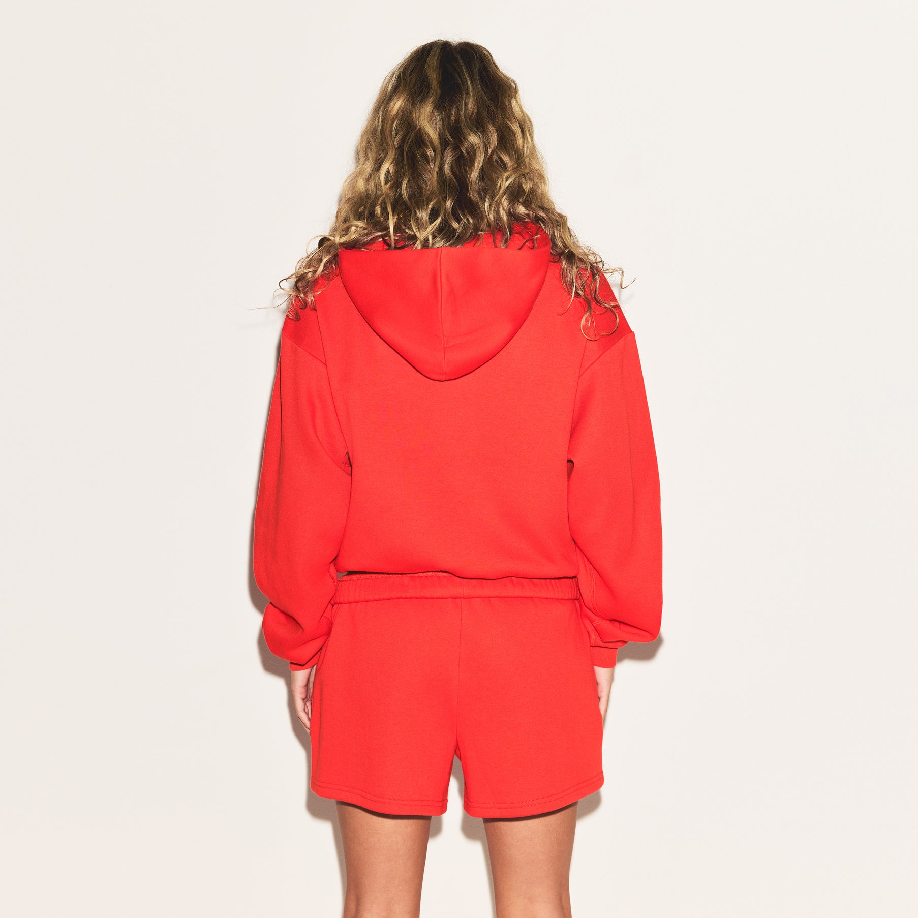 COTTON FLEECE CLASSIC HOODIE | RUBY - Image 3