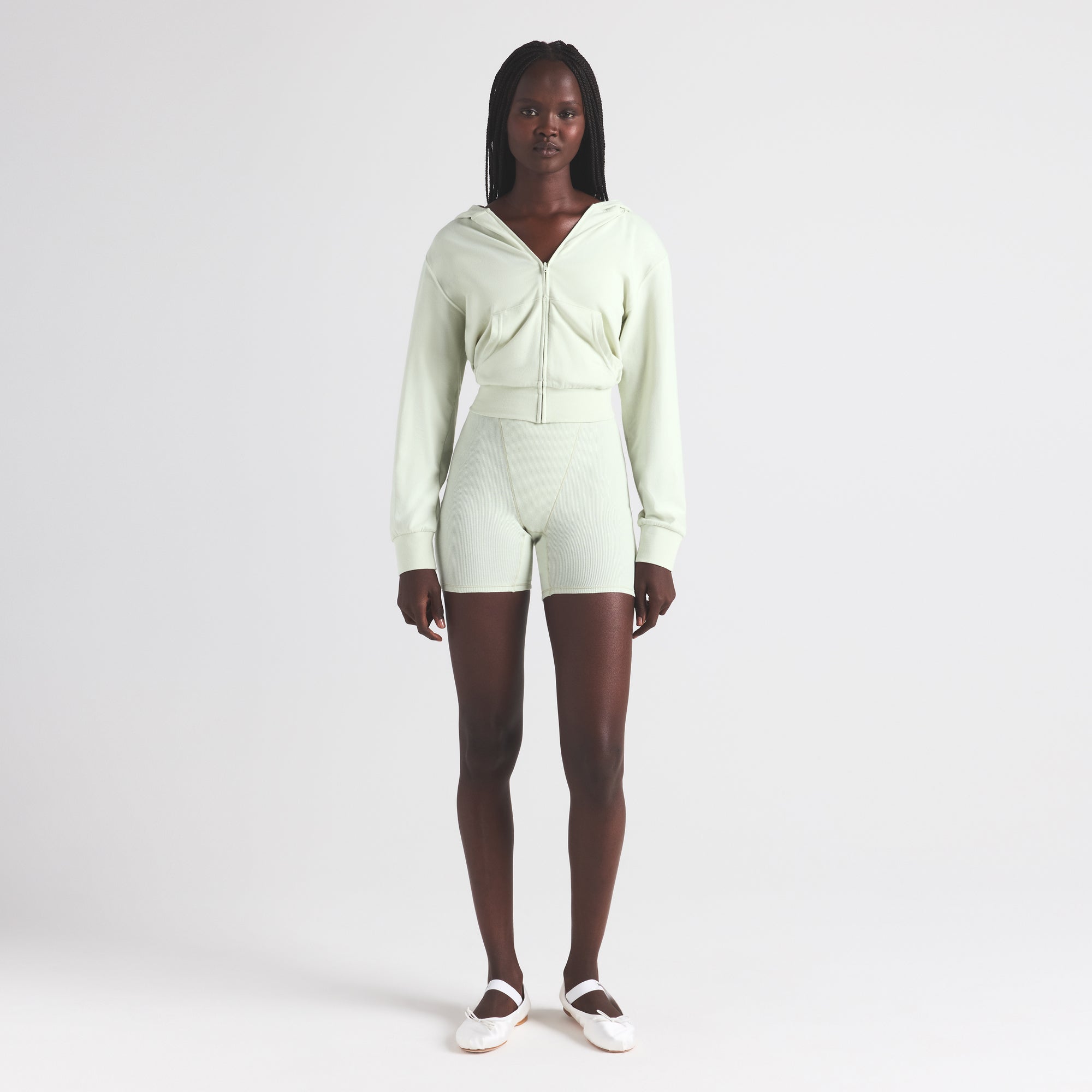 COTTON RIB BOXER | SPEARMINT - Image 2