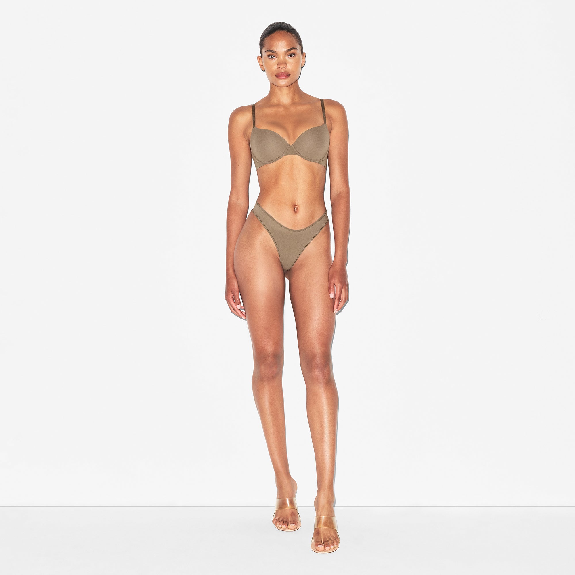 FITS EVERYBODY DIPPED FRONT THONG | TRUFFLE - Image 2