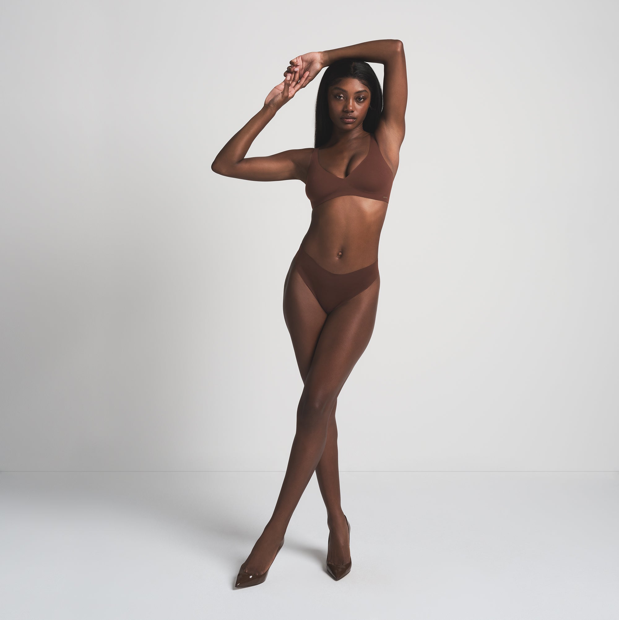 NAKED DIPPED THONG | COCOA