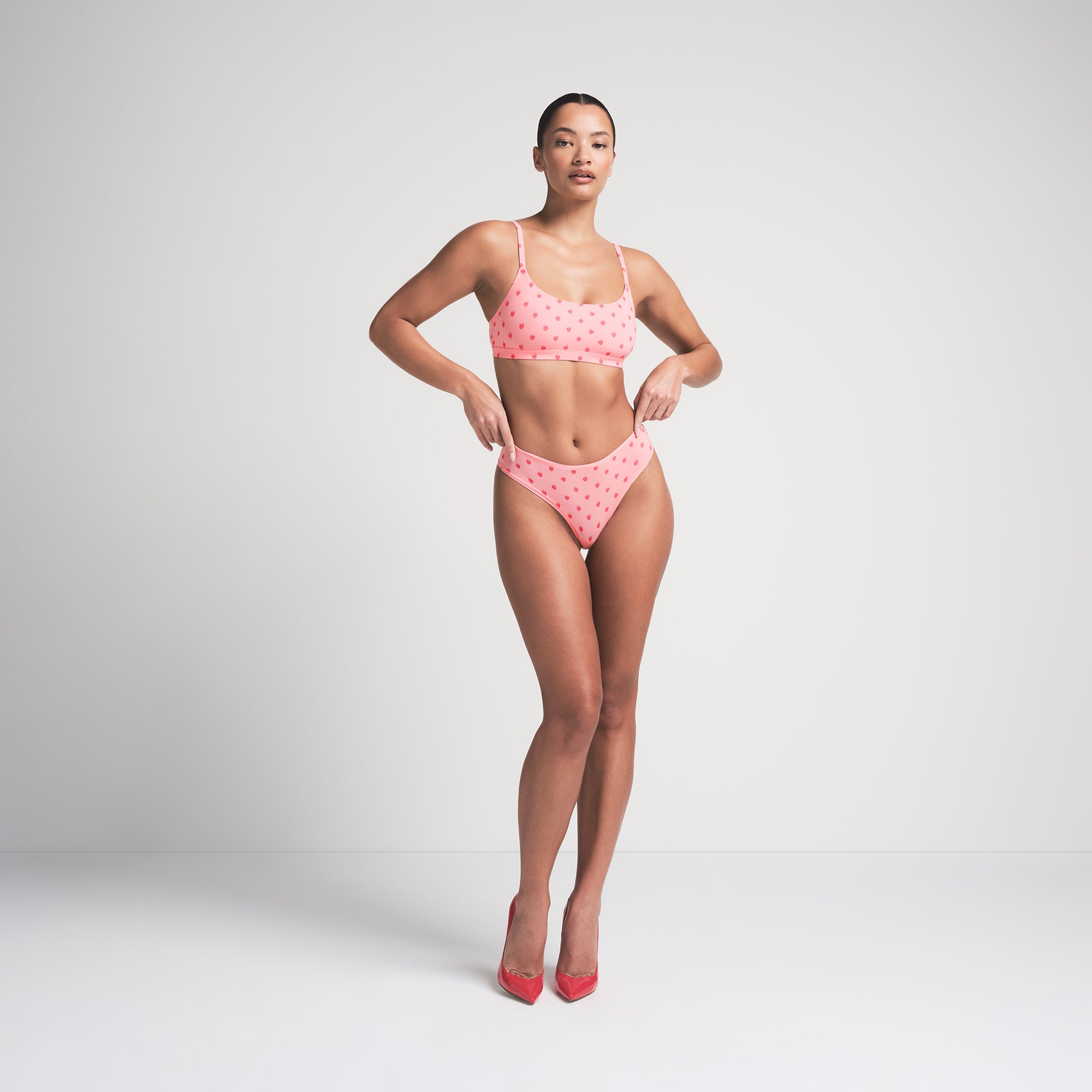 FITS EVERYBODY THONG 5-PACK | FLAMING HEART MULTI