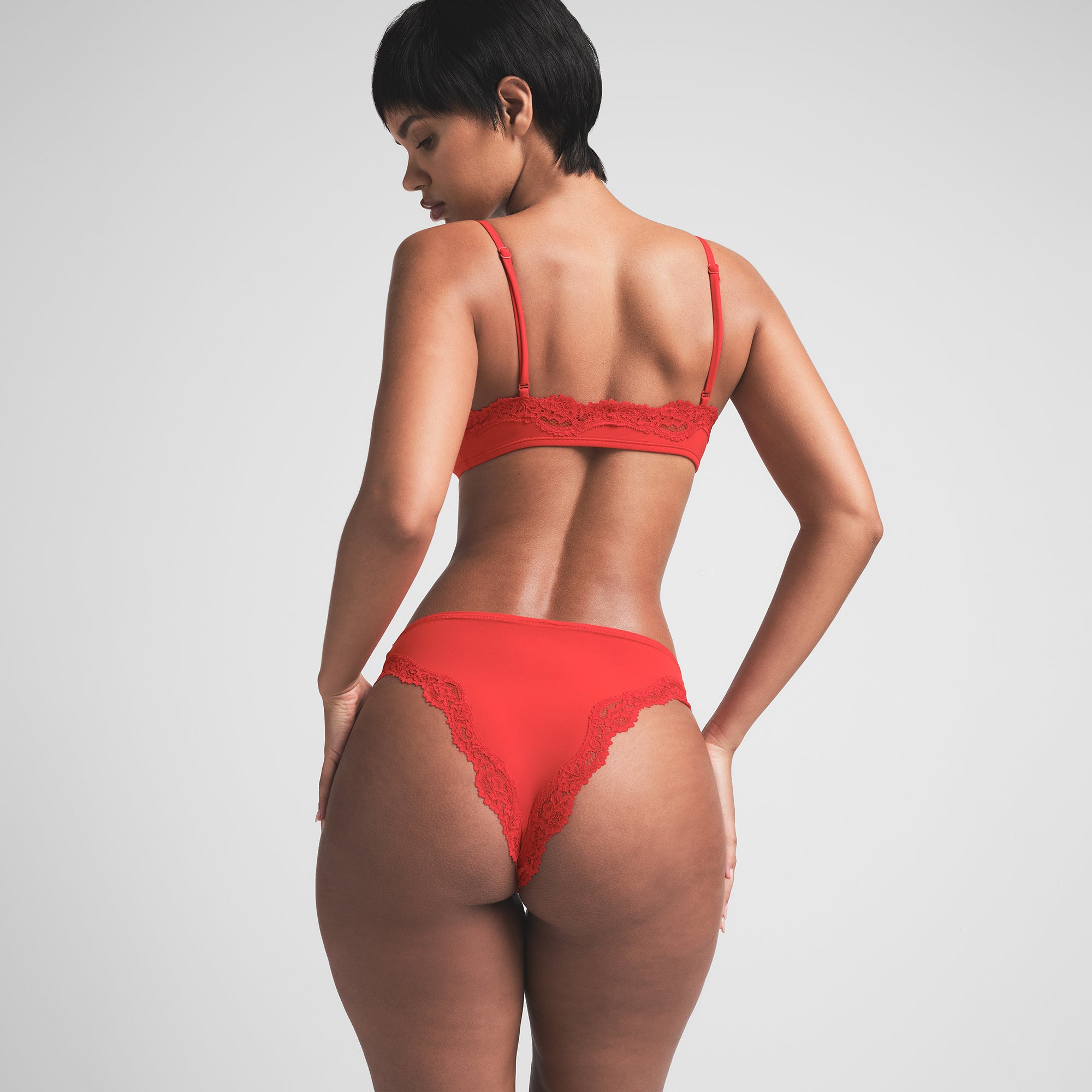 FITS EVERYBODY LACE TANGA | CAYENNE - Image 3