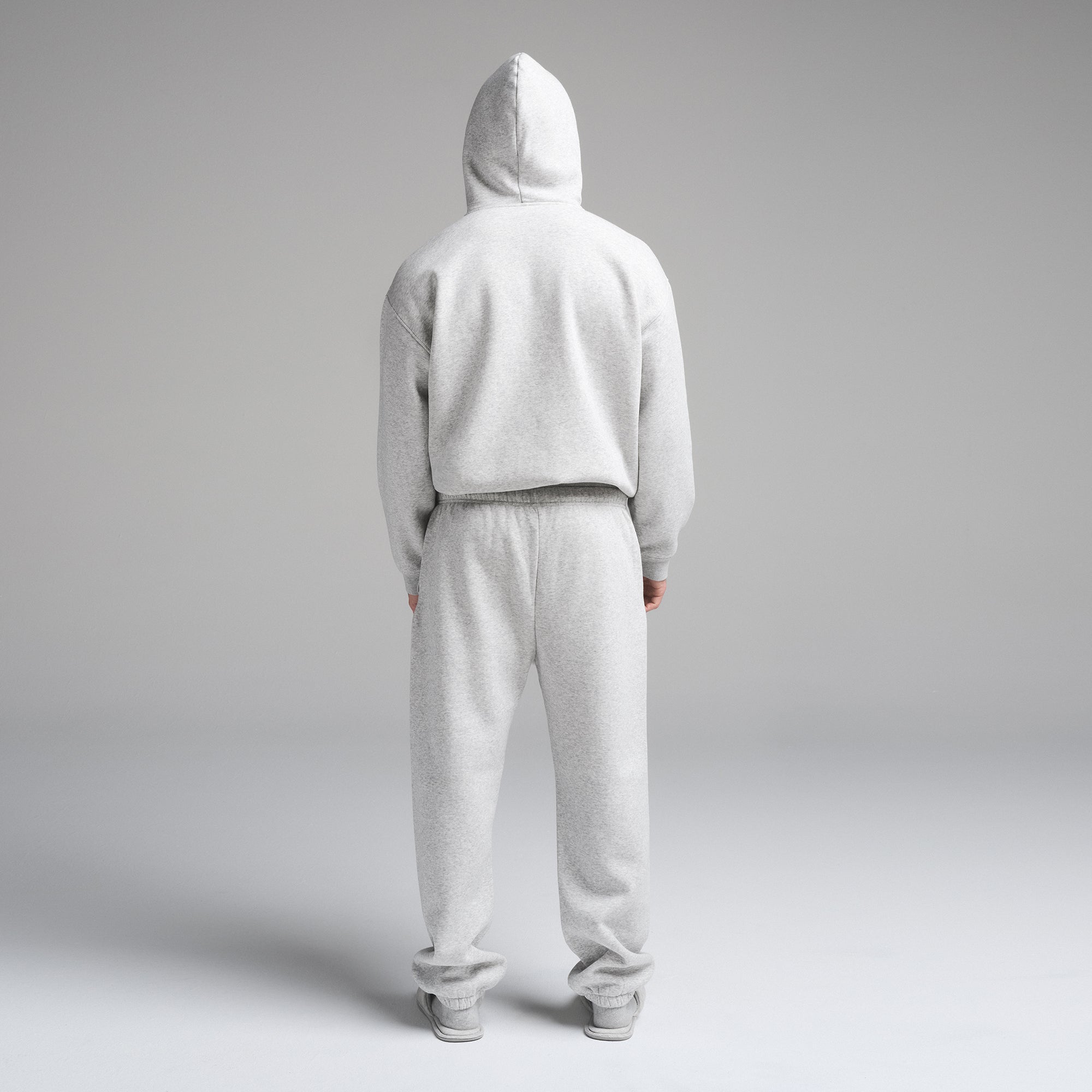 FLEECE LOUNGE MENS RELAXED JOGGER | LIGHT HEATHER GREY - Image 4