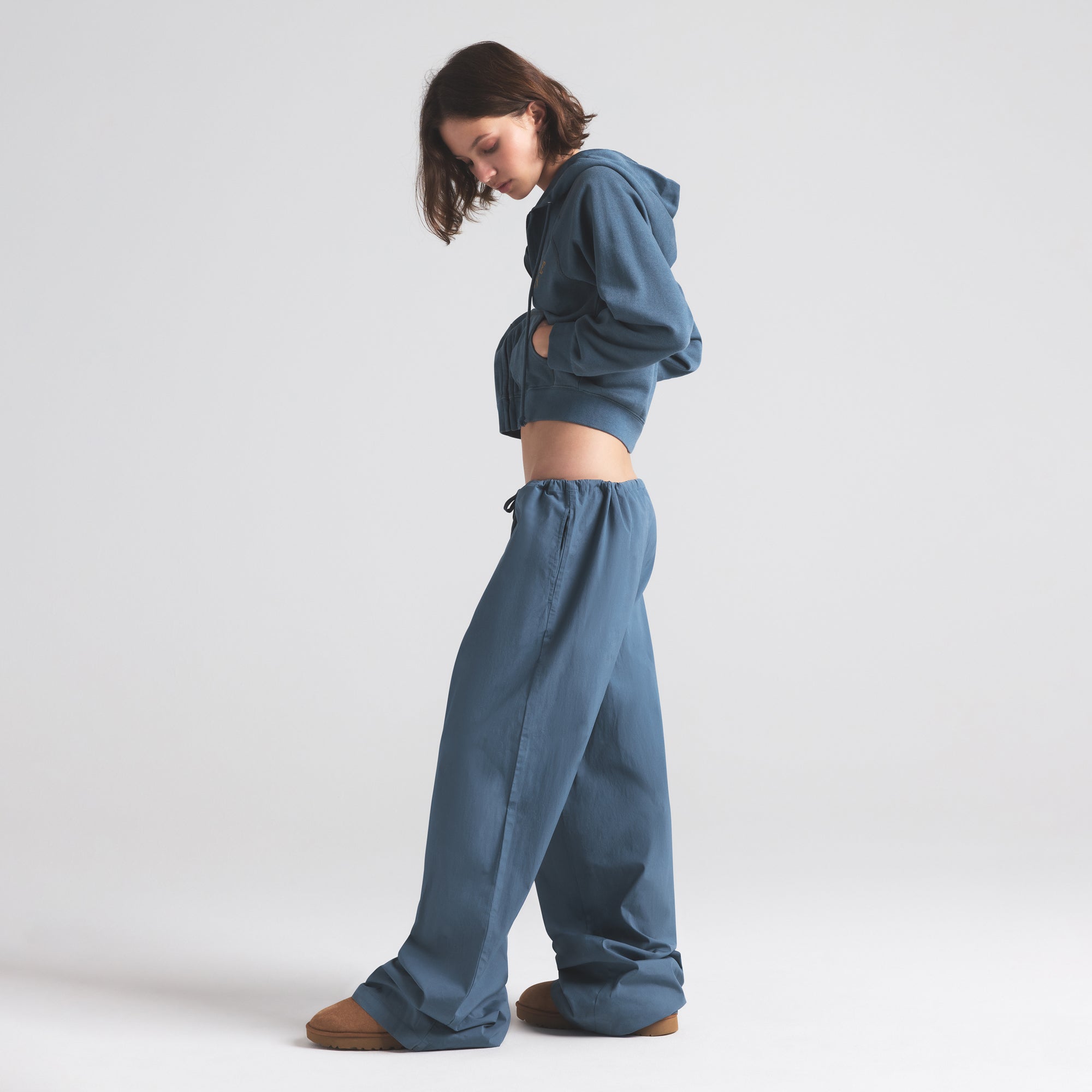 COTTON POPLIN STRAIGHT LEG PANT | HARBOR - Image 3
