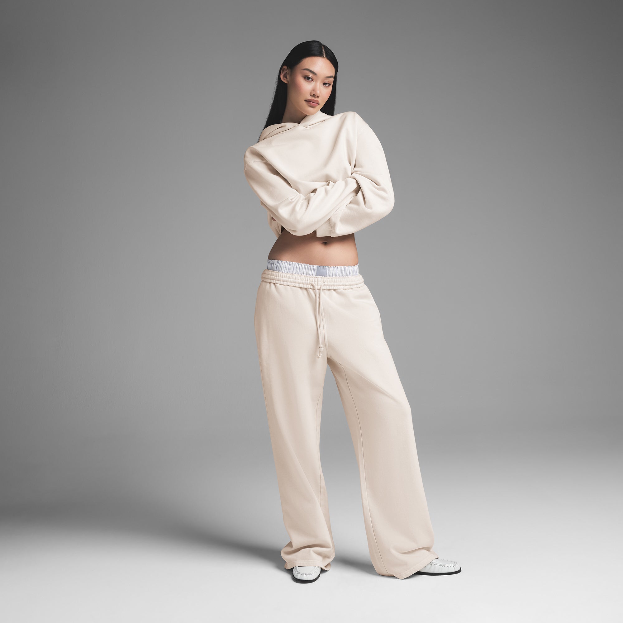 BOYFRIEND FLEECE STRAIGHT LEG PANT | BUFF