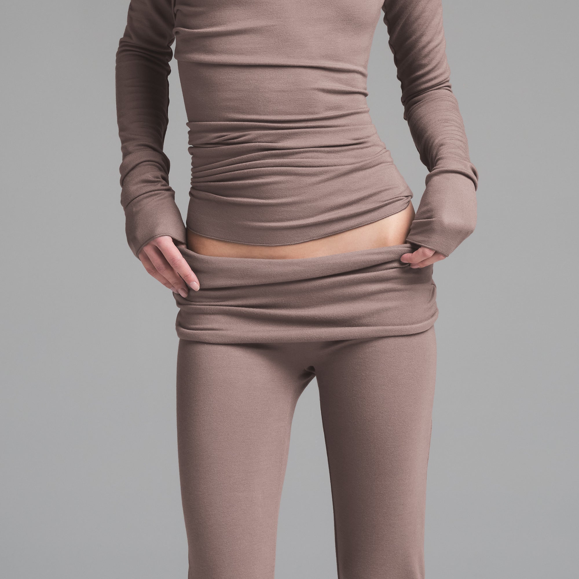 SKIMS CLOUD FOLDOVER PANT | AMETHYST - Image 2