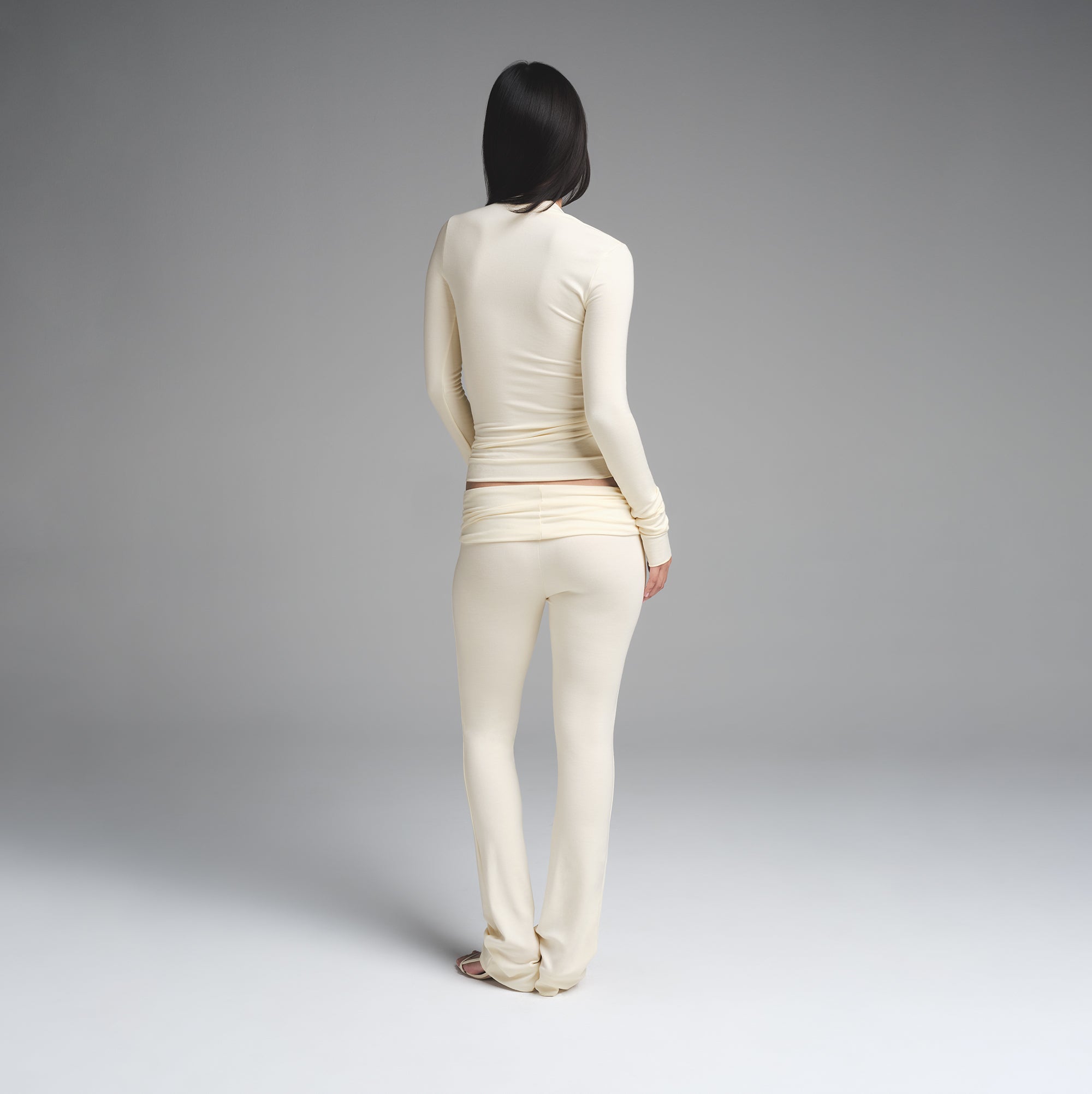 SKIMS CLOUD FOLDOVER PANT | ECRU - Image 3