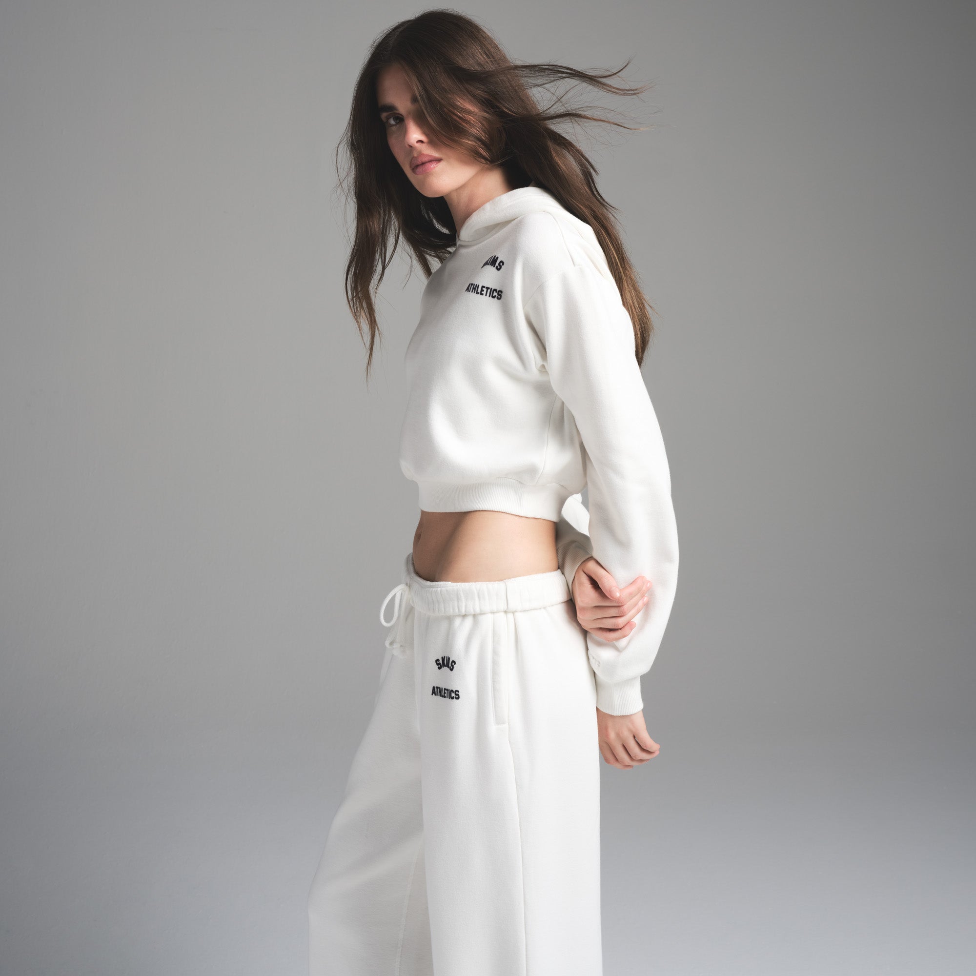 COTTON FLEECE CLASSIC STRAIGHT LEG PANT | MARBLE GRAPHIC - Image 3