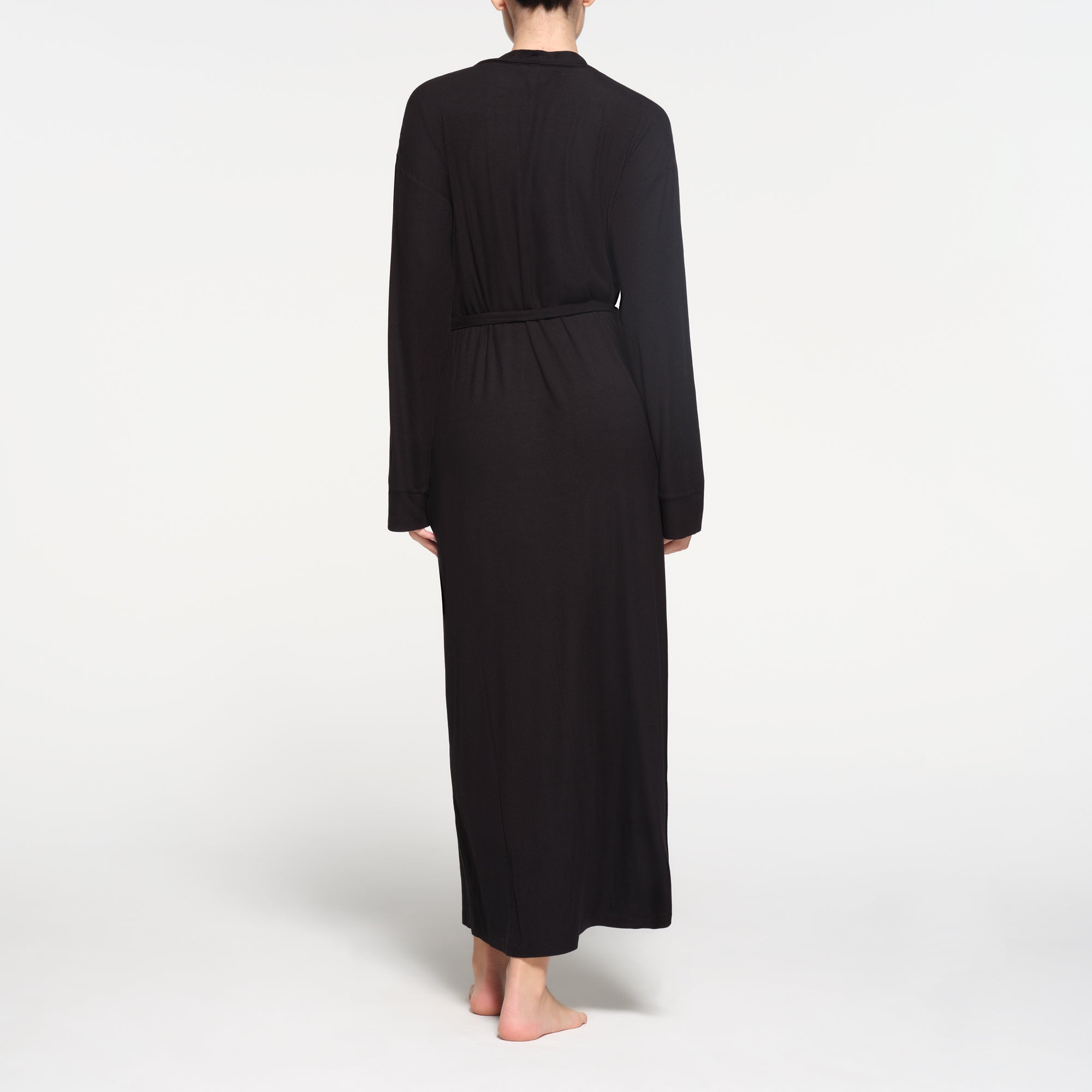 SOFT LOUNGE LONG ROBE | ONYX - Image 3
