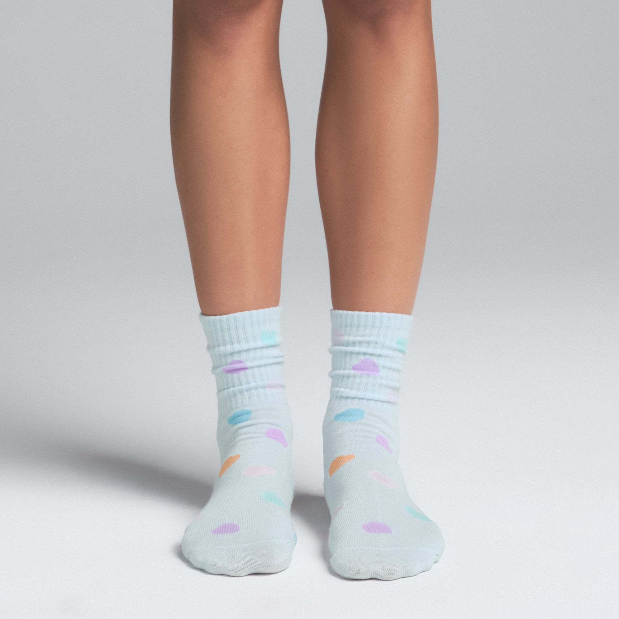 RIBBED CREW SOCK 3-PACK | BUTTER MULTI