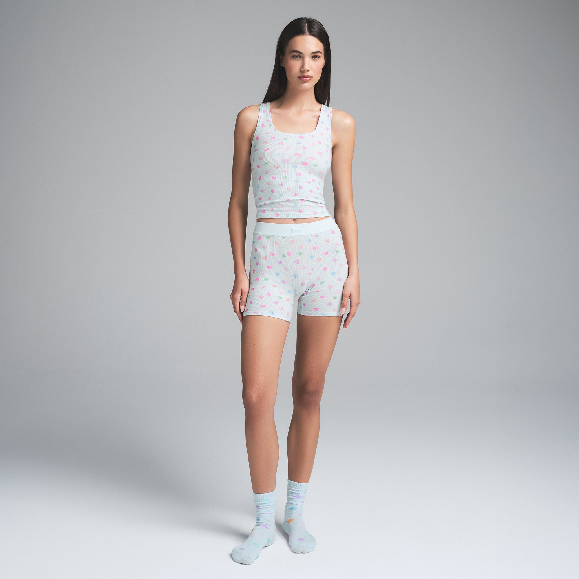 RIBBED CREW SOCK 3-PACK | BUTTER MULTI - Image 2