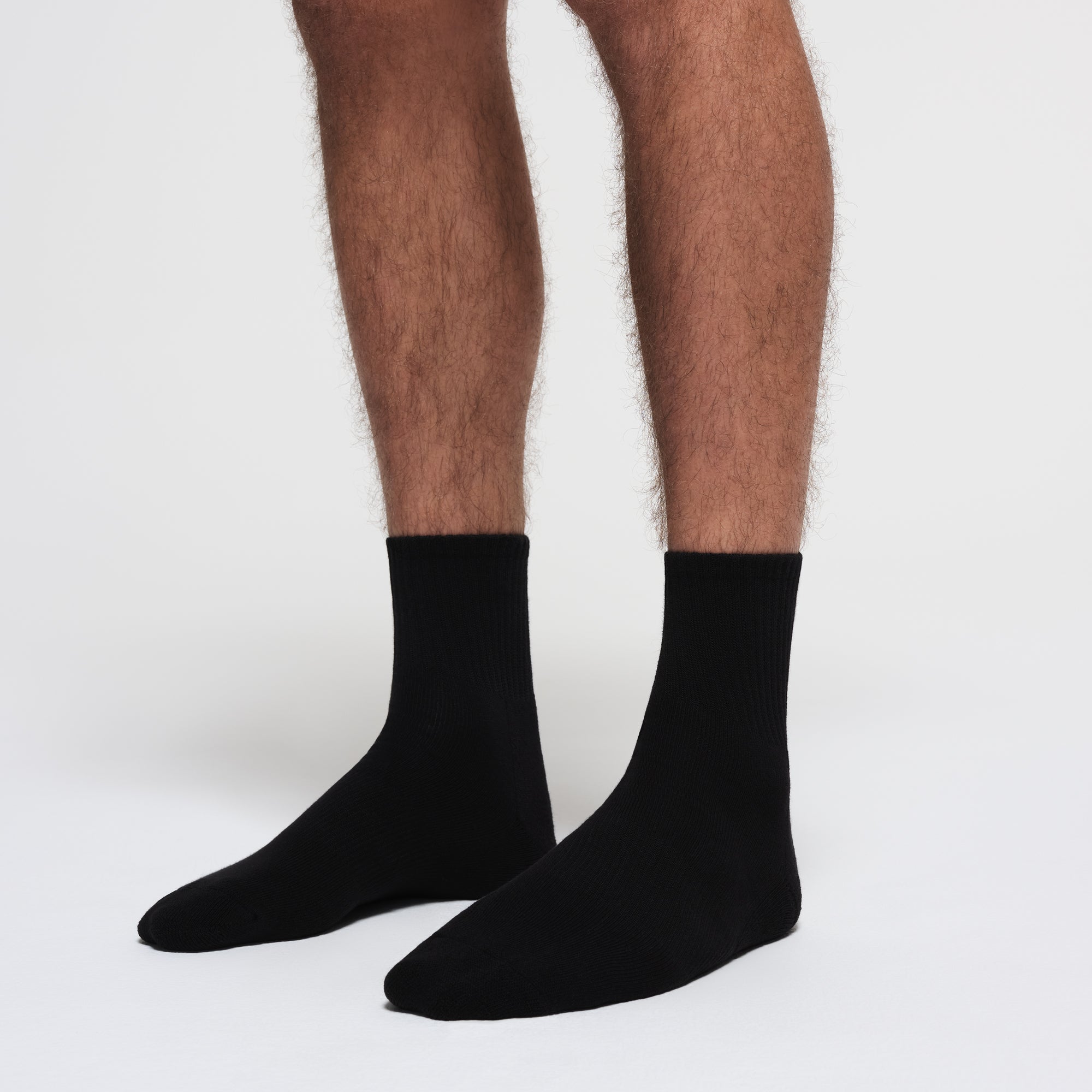 MENS QUARTER CREW SOCK 3-PACK | ONYX - Image 3