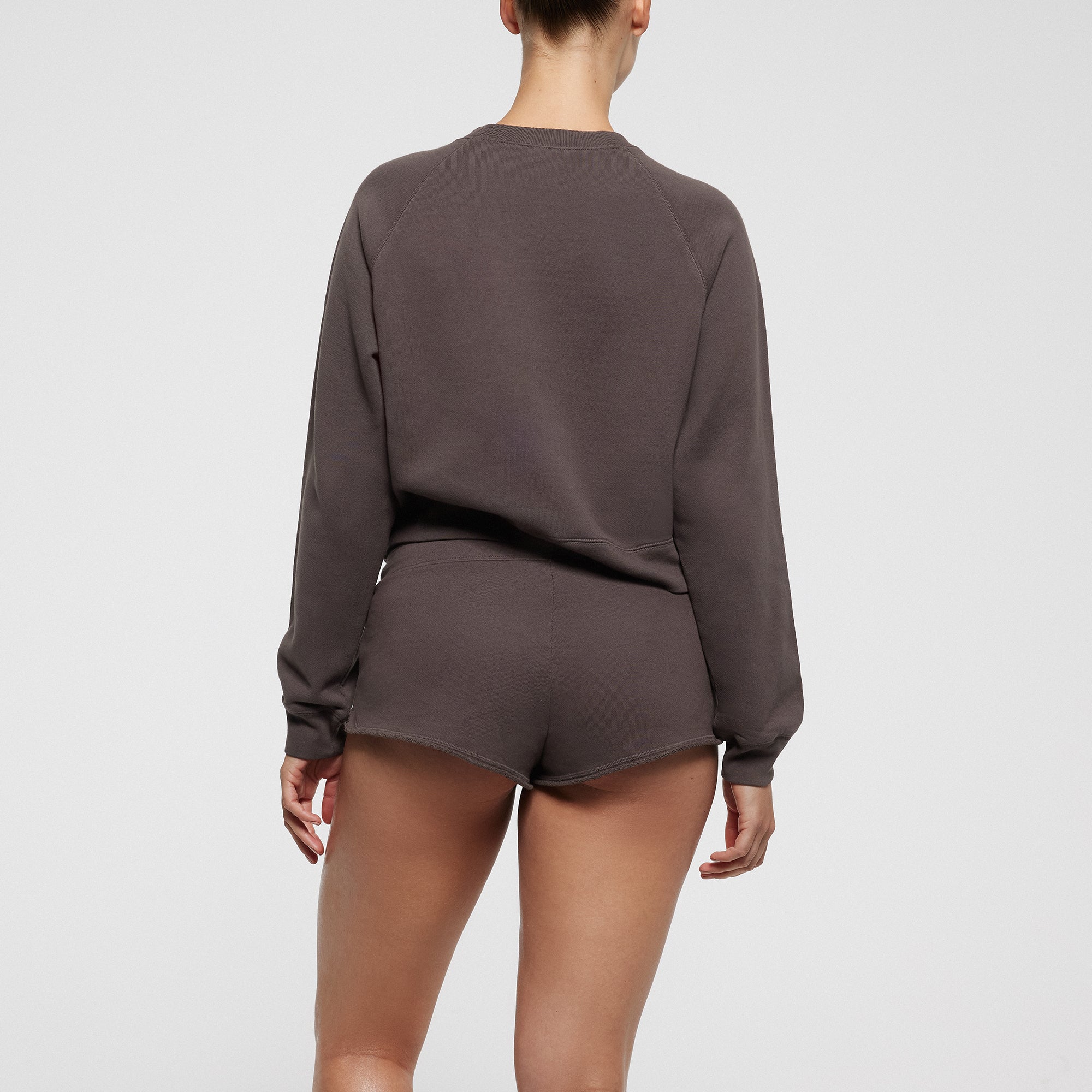 FRENCH TERRY DOLPHIN SHORT | IRON - Image 3