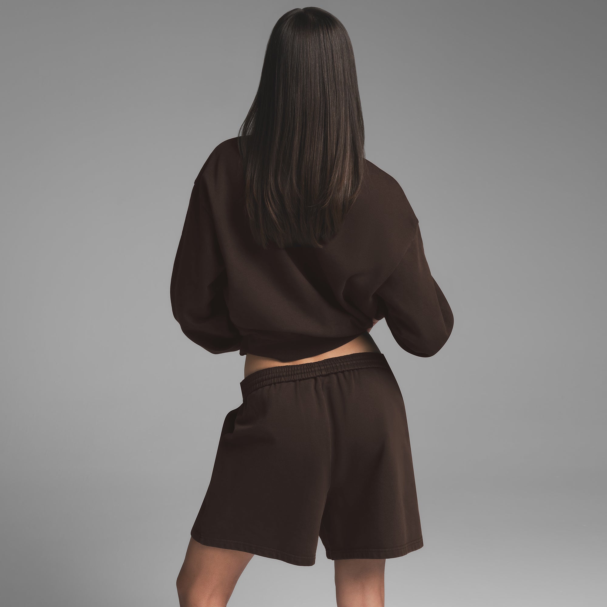 BOYFRIEND FLEECE SHORT | ESPRESSO - Image 4