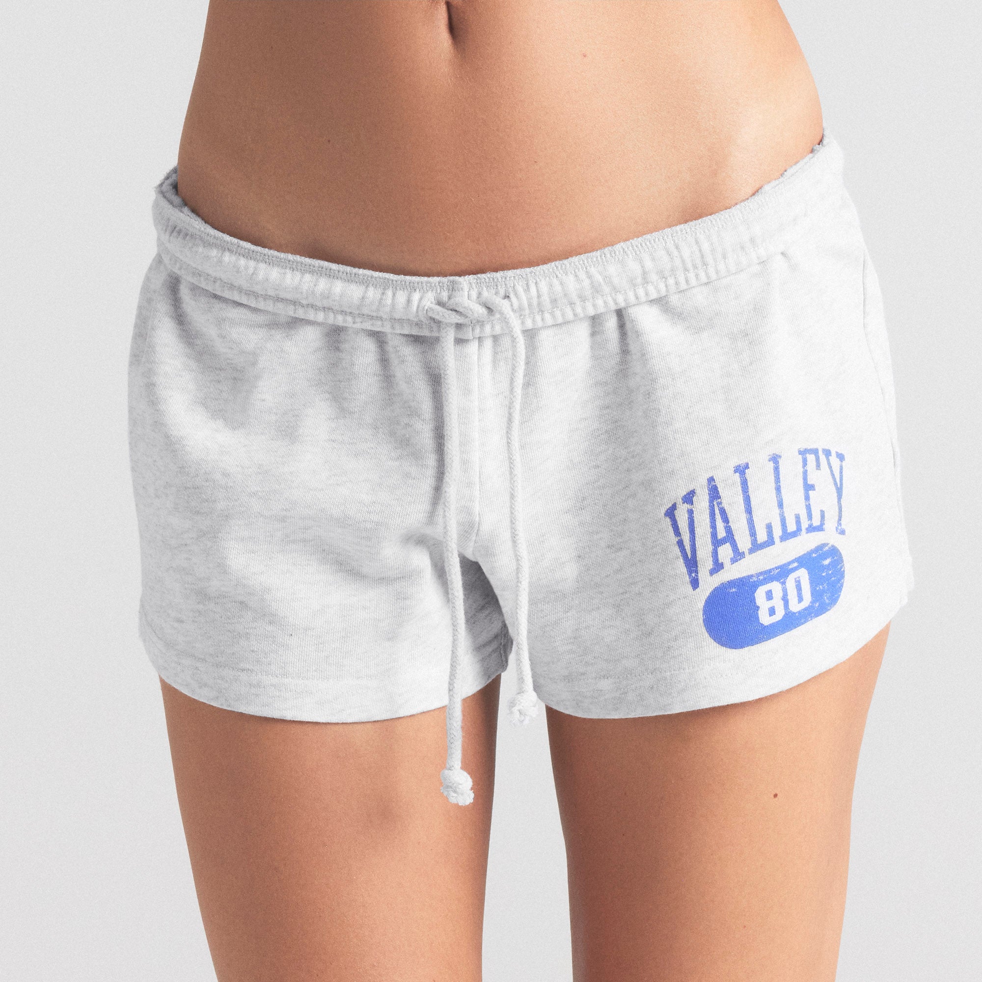 LIGHTWEIGHT FLEECE SHORT | LIGHT HEATHER GREY - Image 2