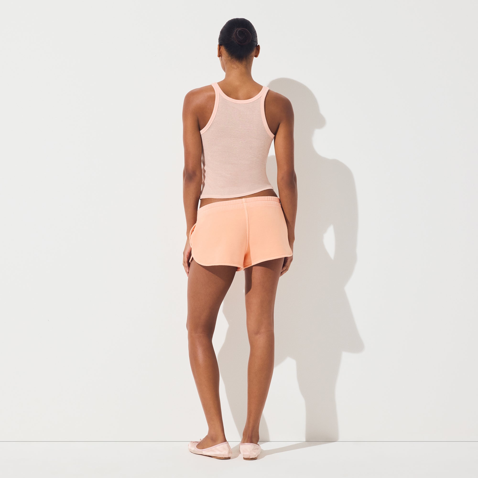 FRENCH TERRY SHORT SHORT | CANTALOUPE - Image 2