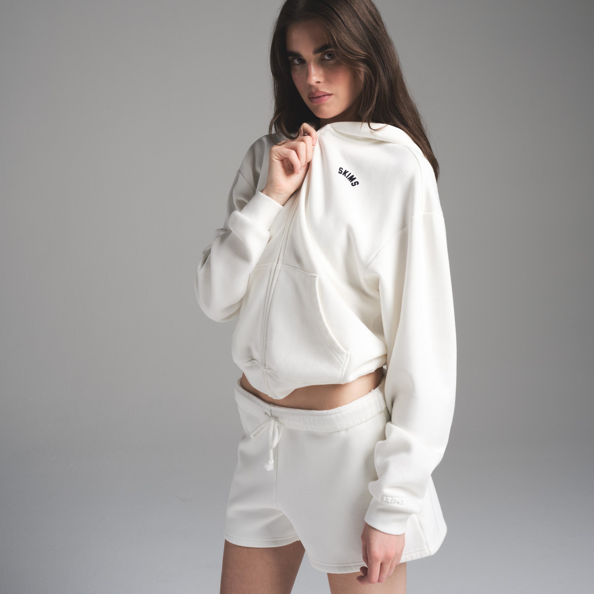 COTTON FLEECE CLASSIC SHORT | MARBLE GRAPHIC - Image 2