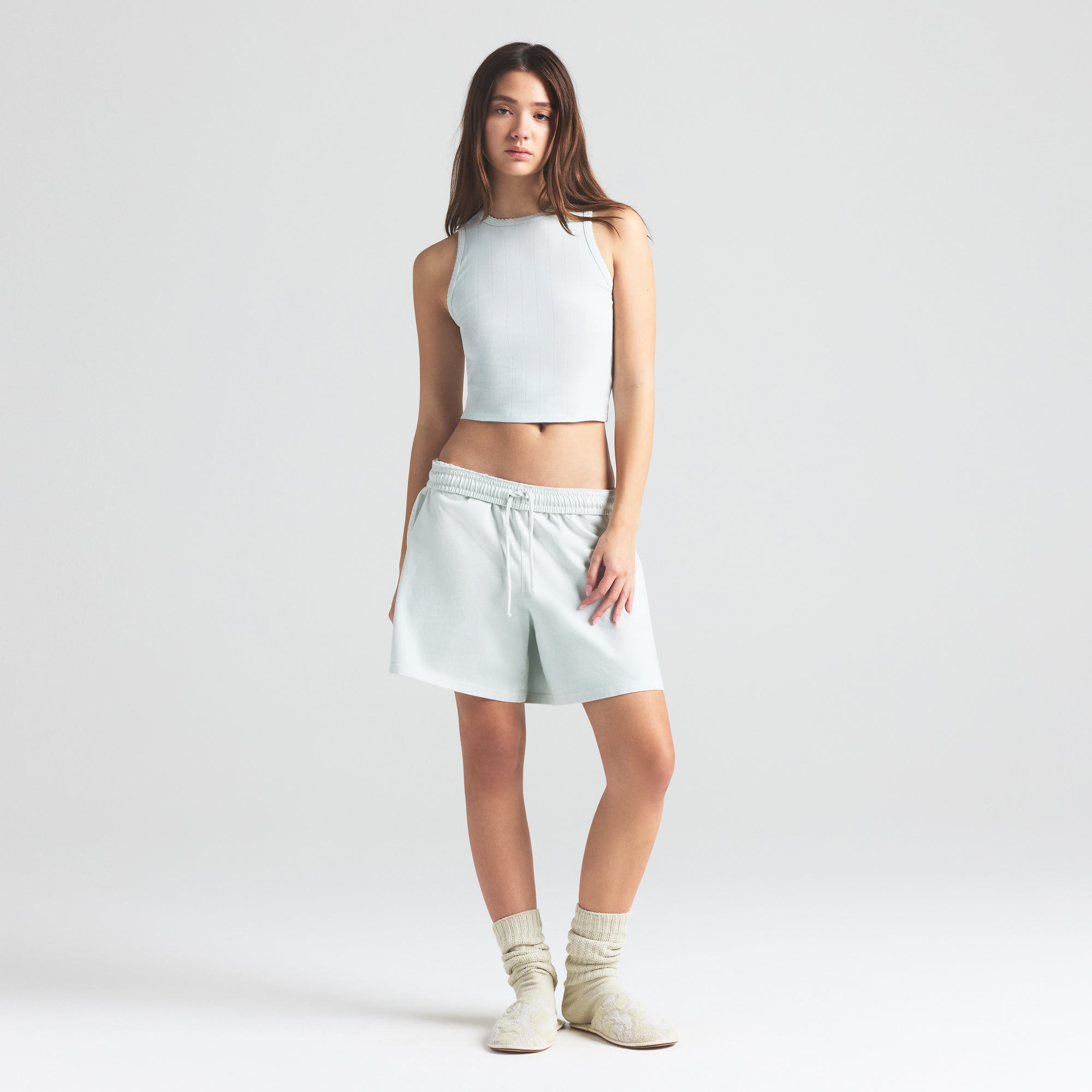 OUTDOOR HEAVY JERSEY LONG SHORT | FROST - Image 2