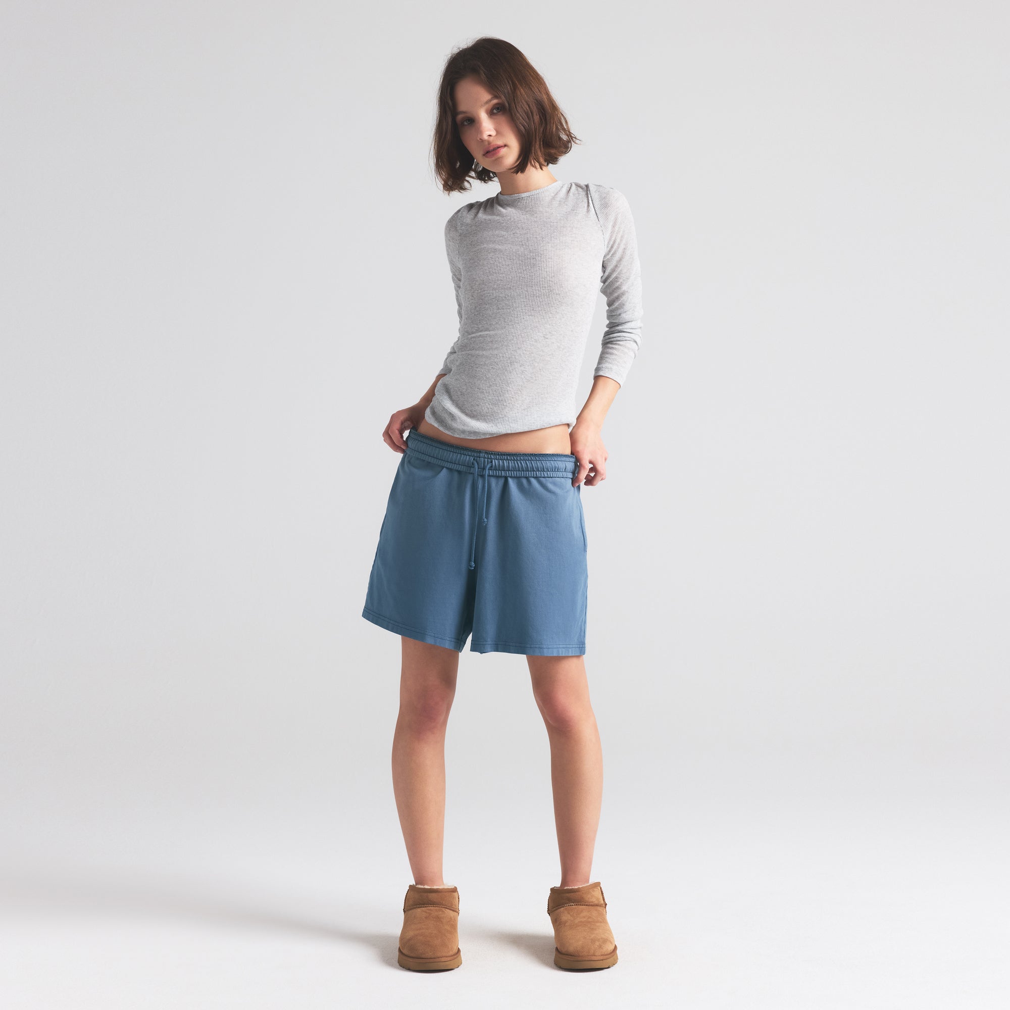 OUTDOOR HEAVY JERSEY LONG SHORT | HARBOR - Image 3