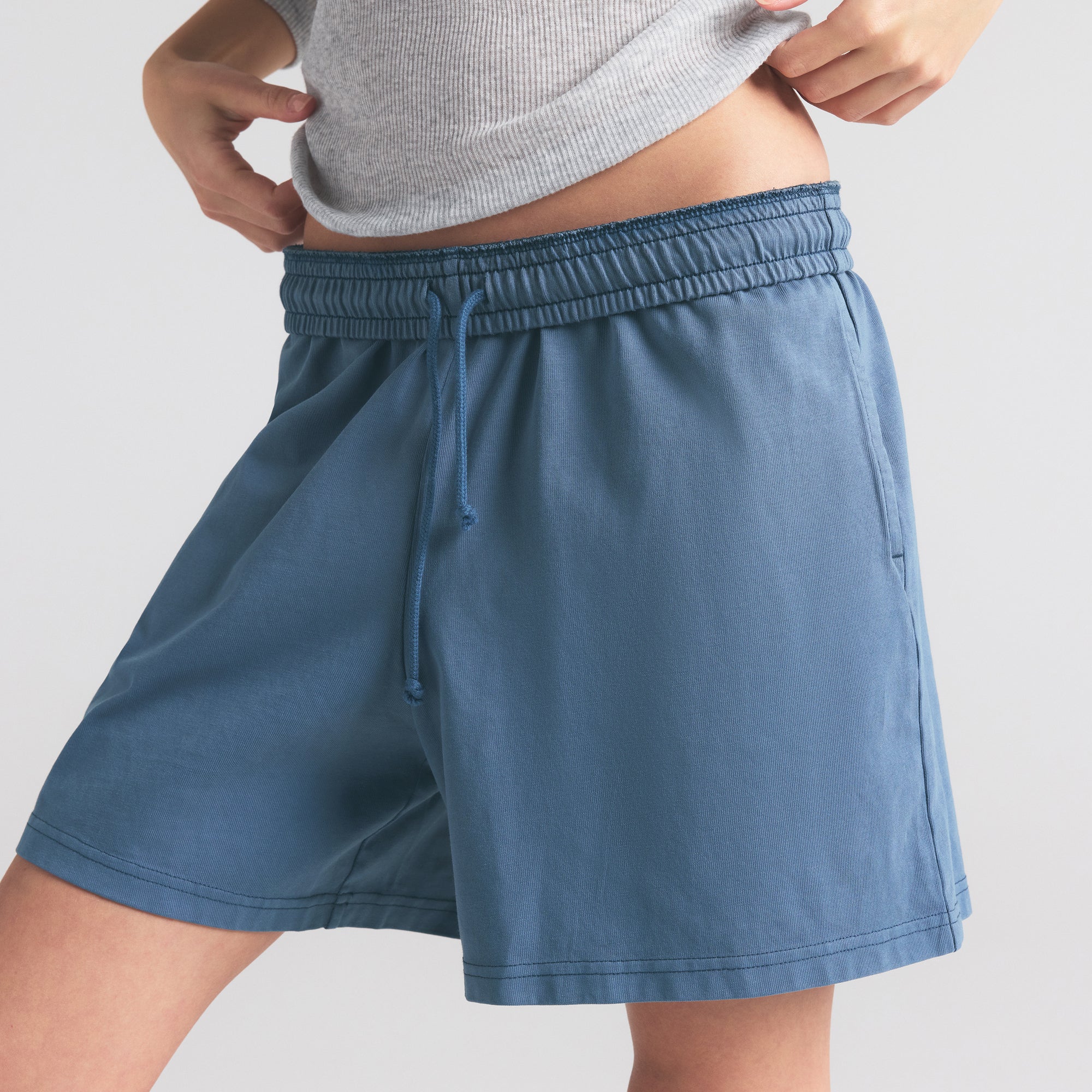 OUTDOOR HEAVY JERSEY LONG SHORT | HARBOR - Image 4