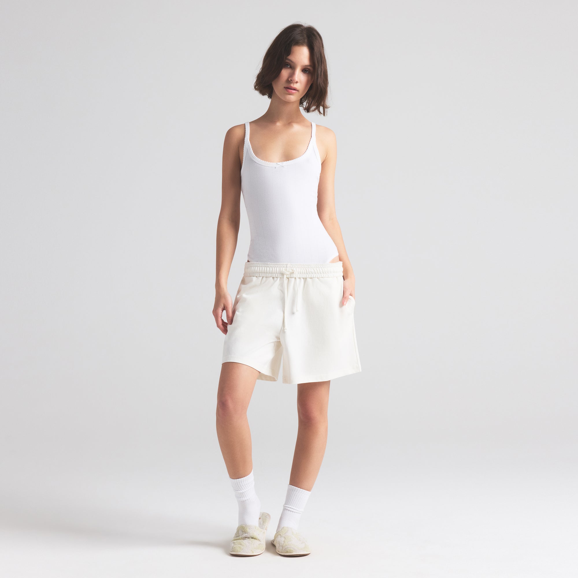 OUTDOOR HEAVY JERSEY LONG SHORT | MARBLE - Image 2