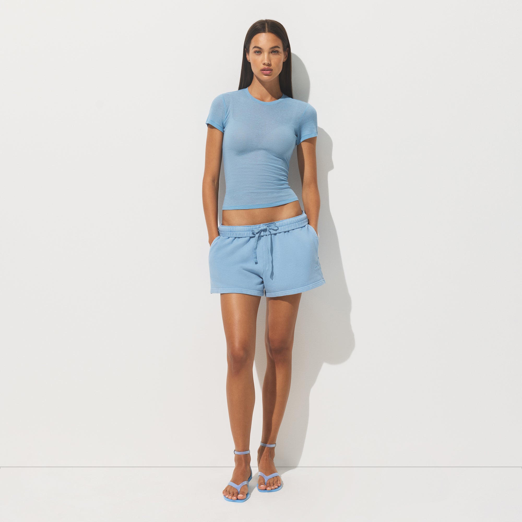 FRENCH TERRY CLASSIC SHORT | BLUE BELL - Image 2