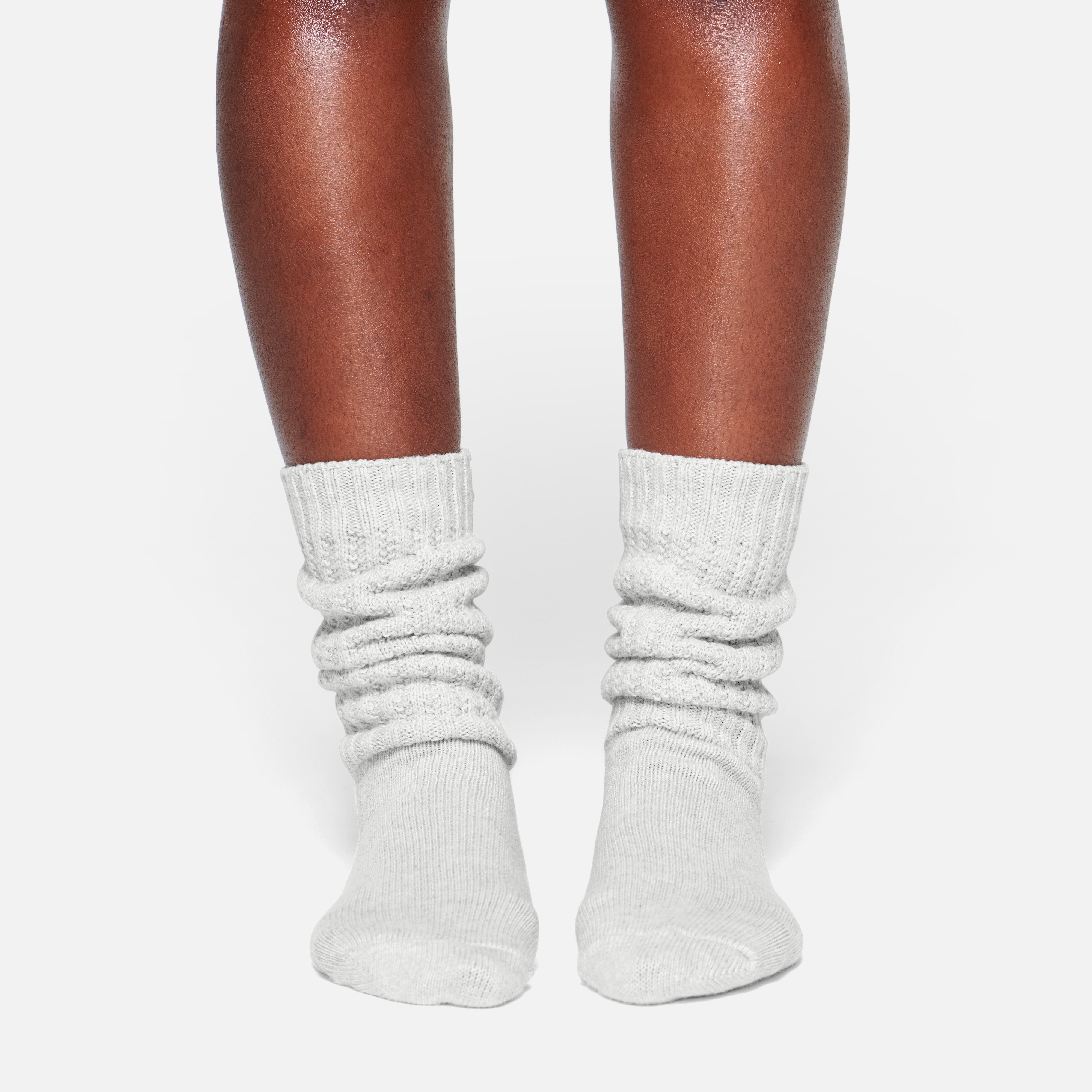 SLOUCH SOCK | LIGHT HEATHER GREY