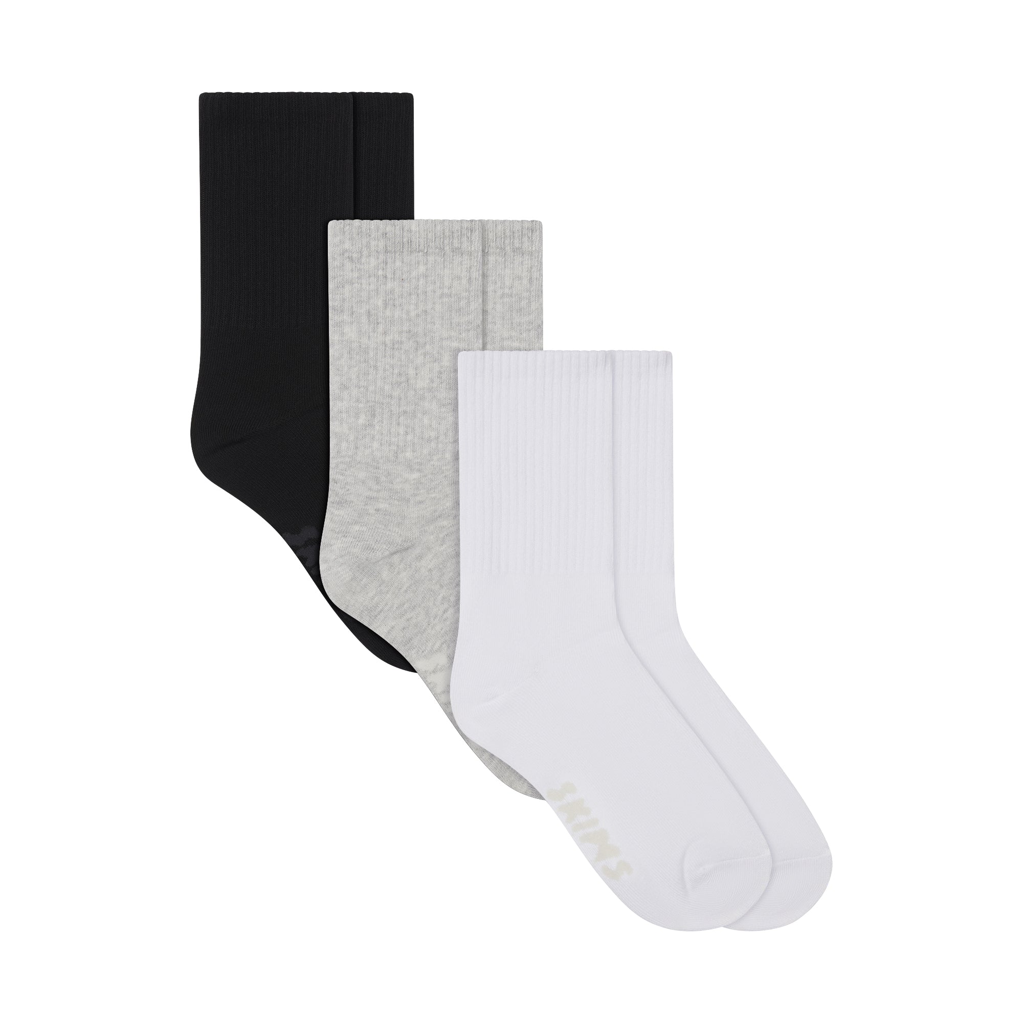 RIBBED CREW SOCK 3-PACK | CORE MULTI - Image 7