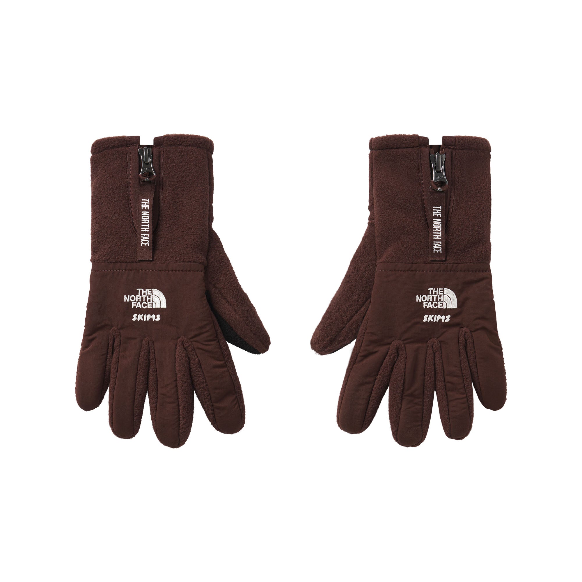 THE NORTH FACE X SKIMS RETRO DENALI FLEECE GLOVES | COCOA - Image 8