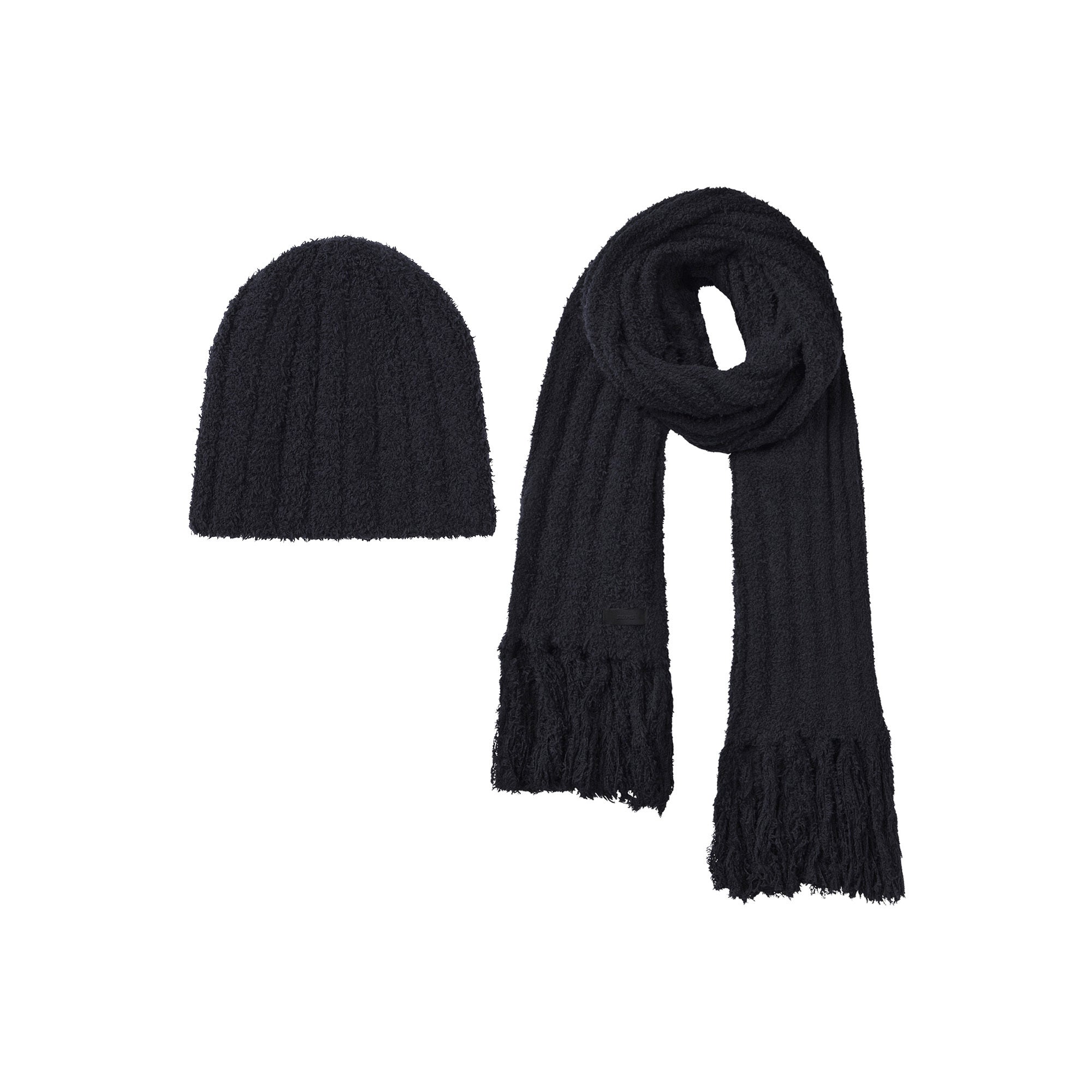 COZY KNIT MENS HAT AND SCARF PACK | ONYX - Image 4