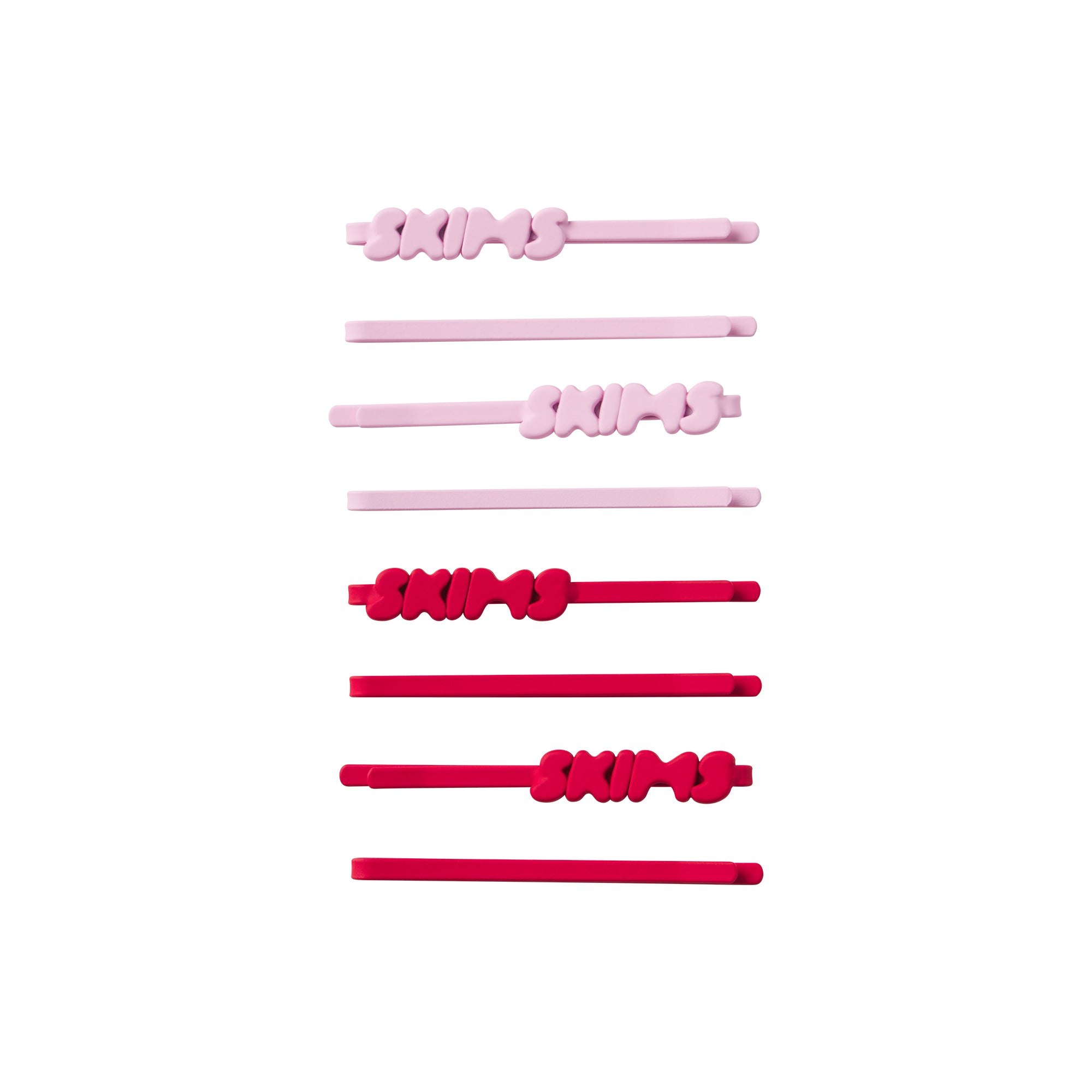 LOGO BOBBY PIN 6-PACK | BUBBLE GUM CAYENNE MULTI