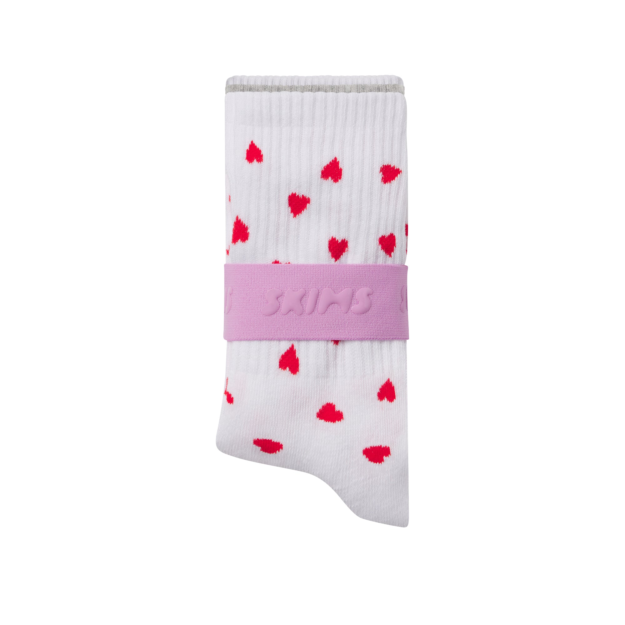 RIBBED CREW SOCK 3-PACK | RUBY HEART MULTI - Image 10