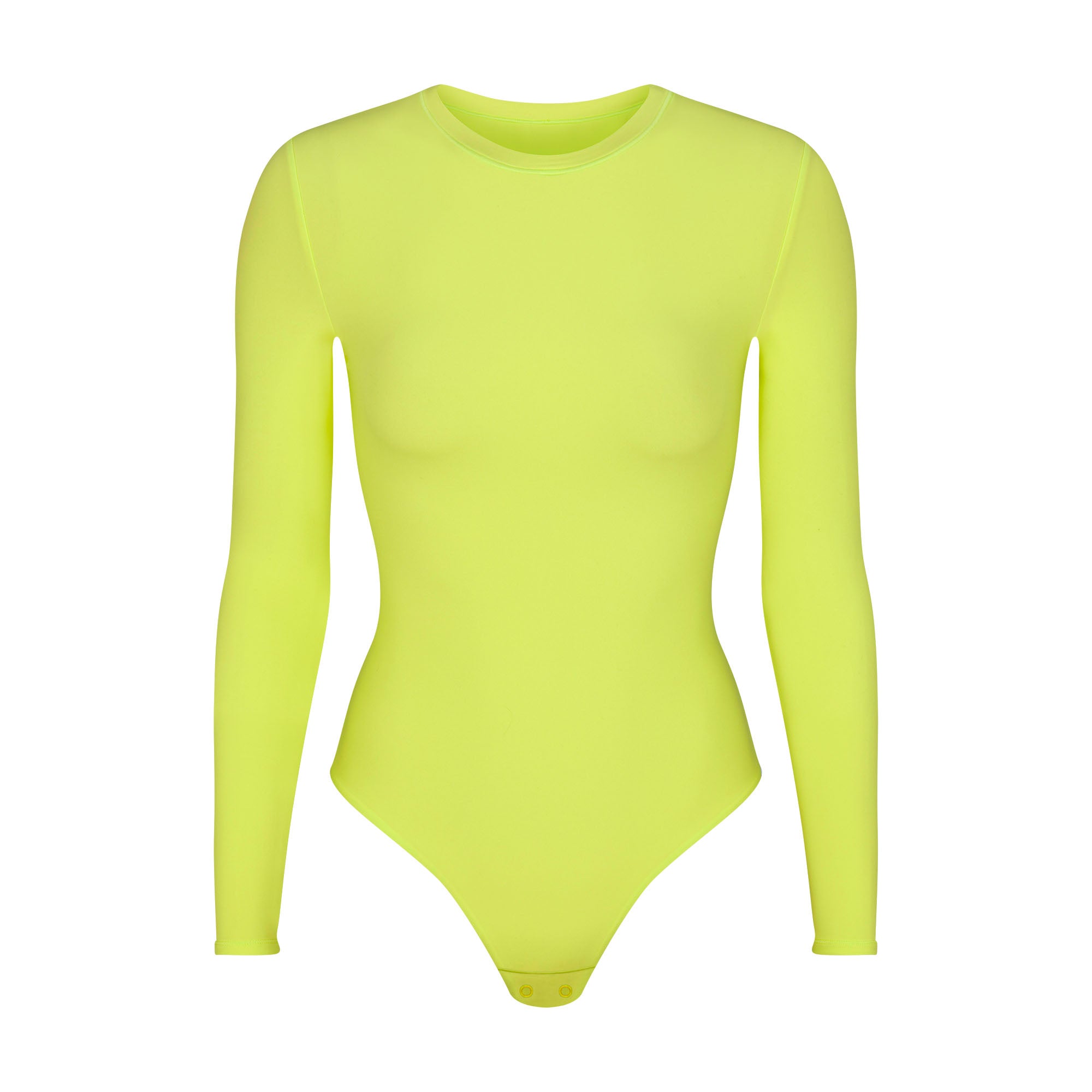FITS EVERYBODY LONG SLEEVE CREW NECK BODYSUIT | DAFFODIL - Image 2