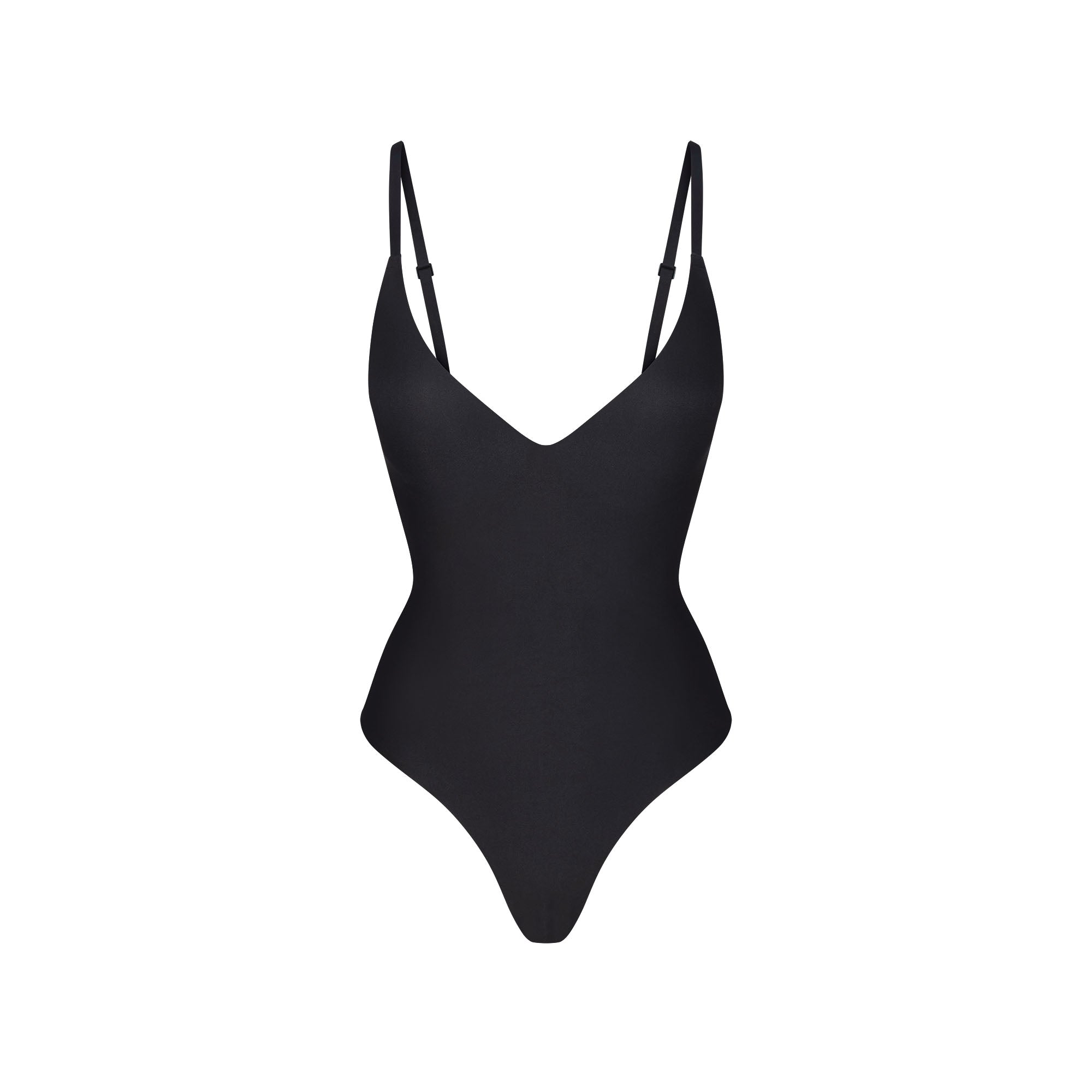 SKIMS BODY PUSH-UP THONG BODYSUIT | ONYX - Image 7