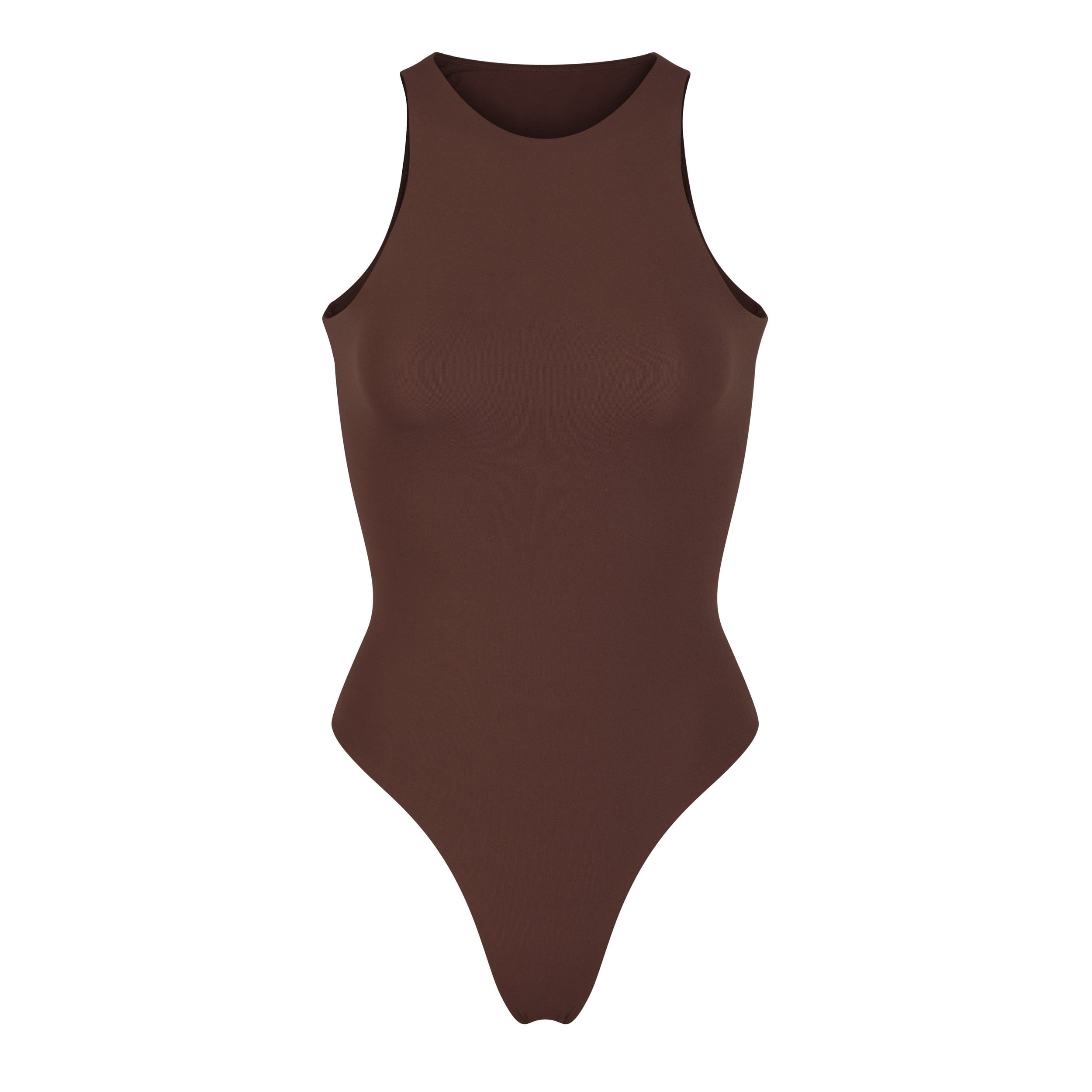FITS EVERYBODY HIGH NECK BODYSUIT | COCOA - Image 5