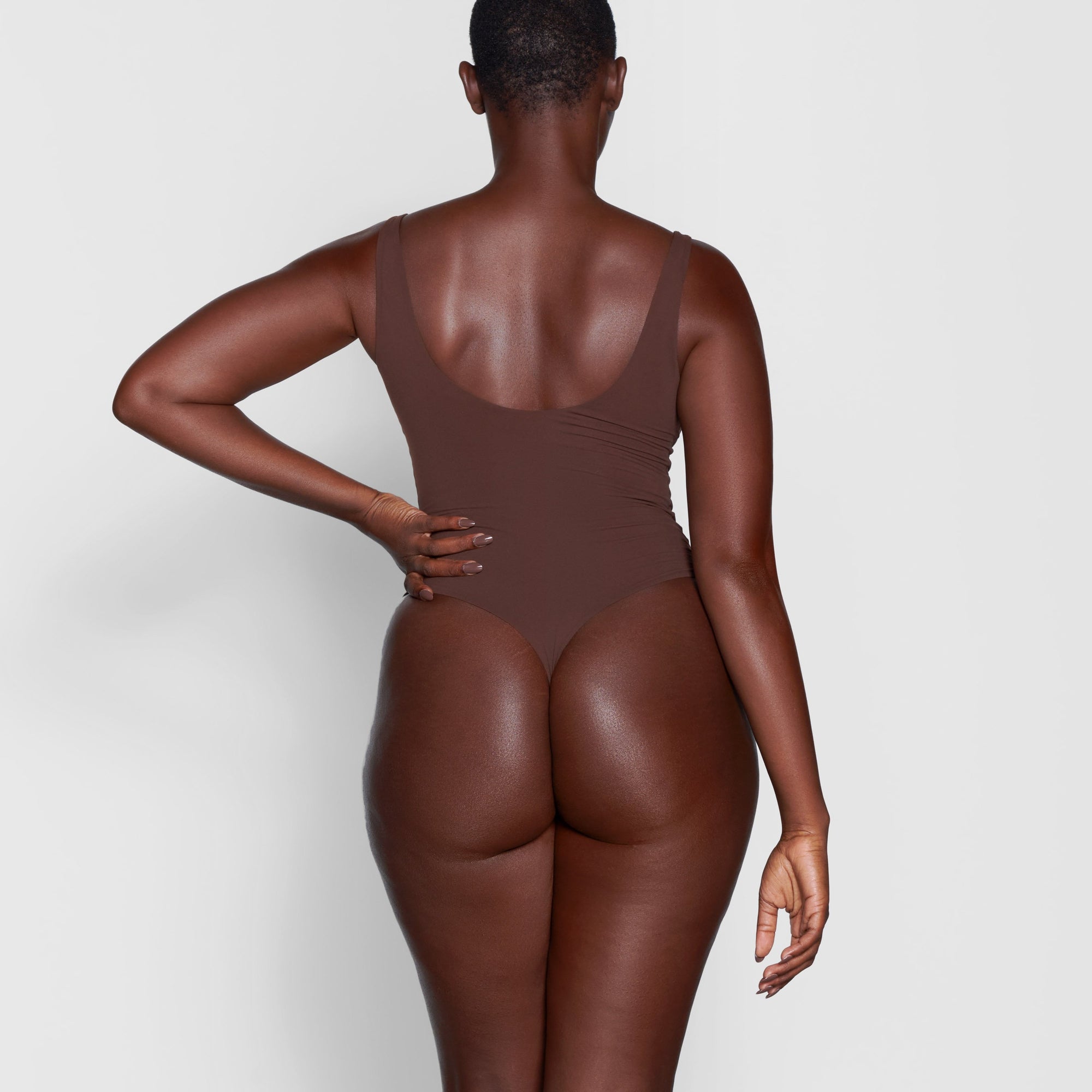 FITS EVERYBODY SQUARE NECK BODYSUIT | COCOA - Image 3
