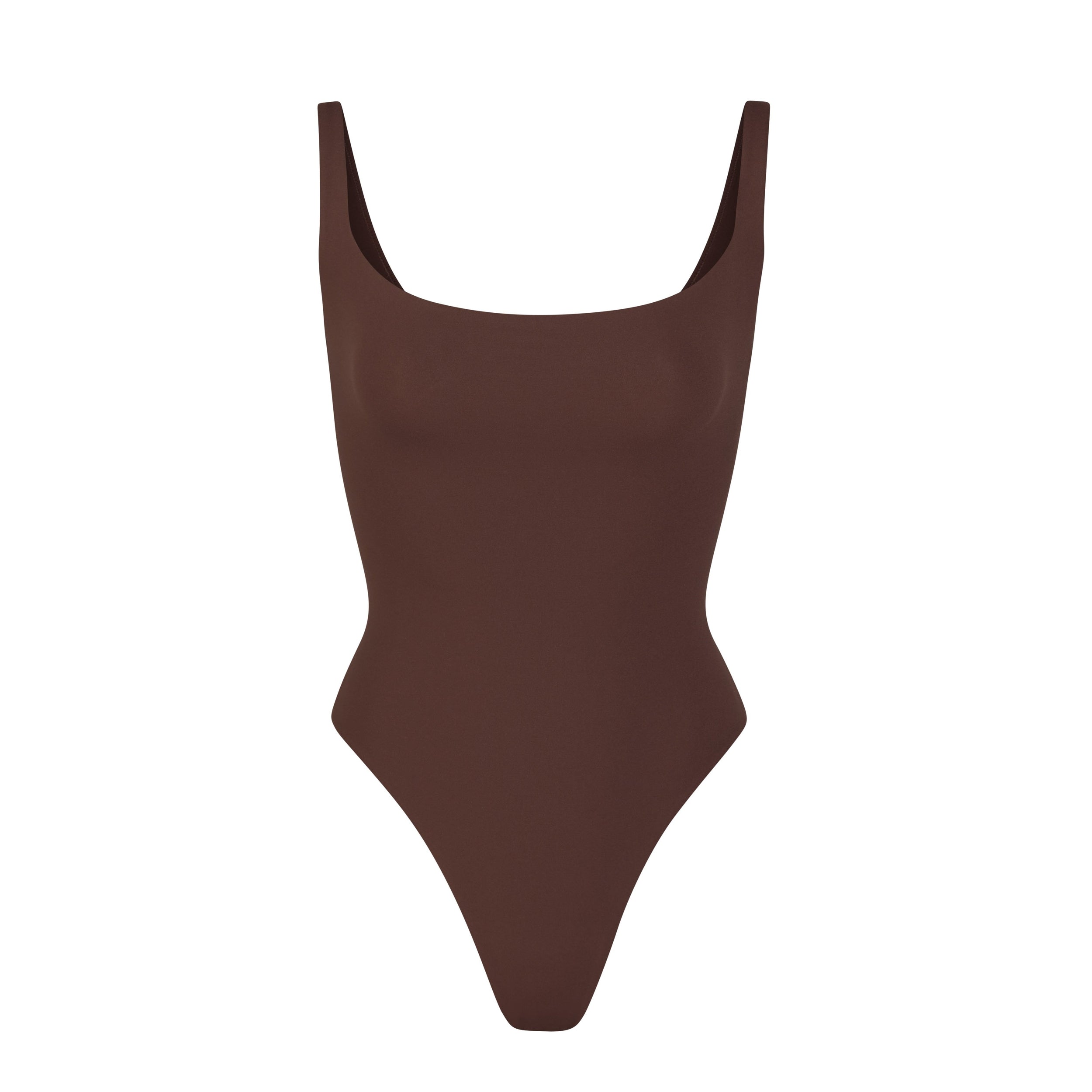 FITS EVERYBODY SQUARE NECK BODYSUIT | COCOA - Image 5