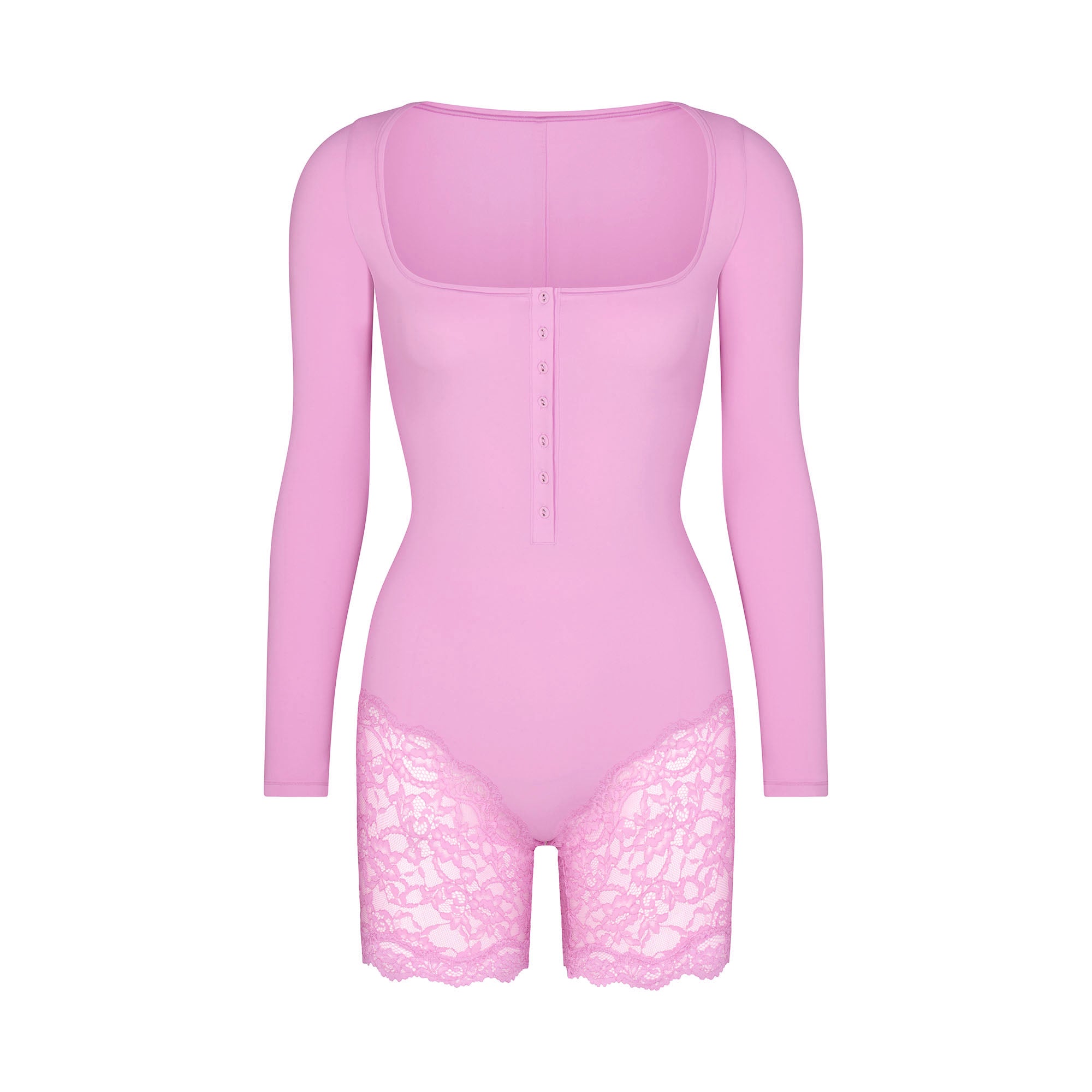 FITS EVERYBODY LACE LONG SLEEVE ONESIE | PETAL - Image 5