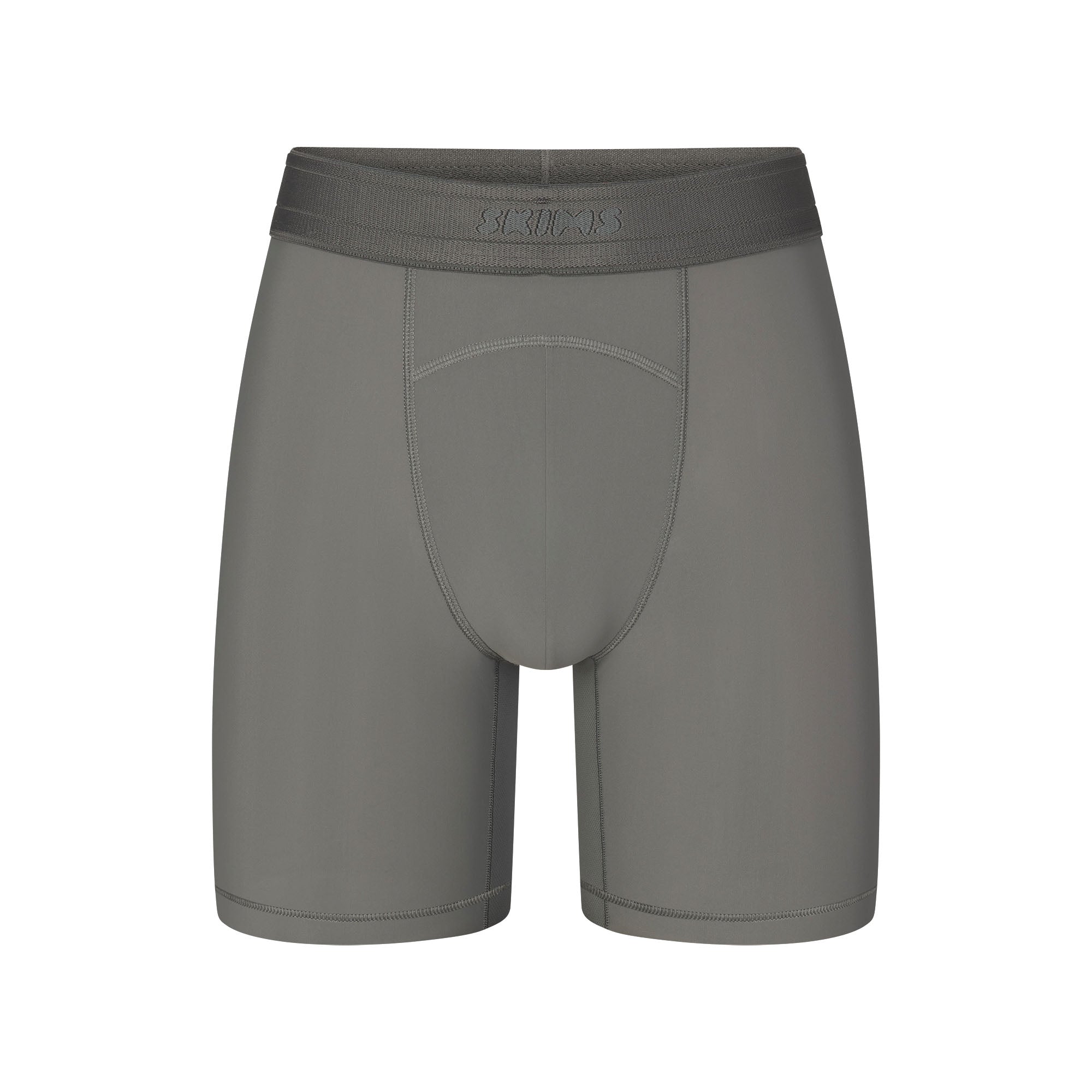SKIMS SPORT MENS 7" BOXER BRIEF | GUNMETAL - Image 6