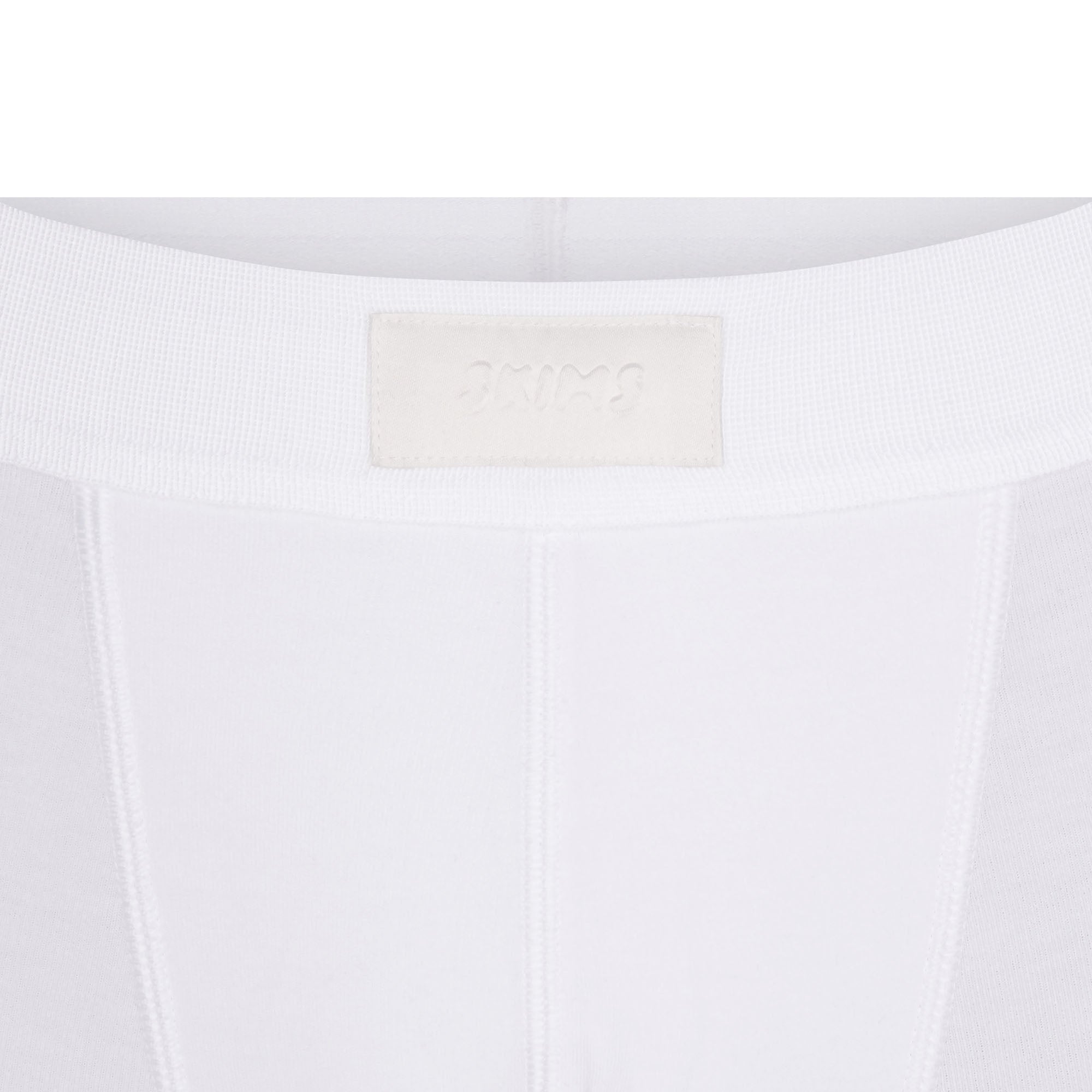 SKIMS COTTON MENS 5" BOXER BRIEF | CHALK - Image 4