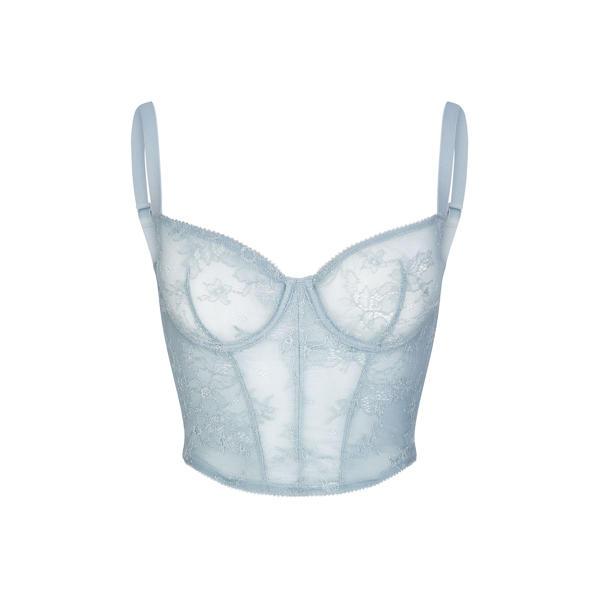 ULTRA FINE LACE CORSET | DENIM - Image 5