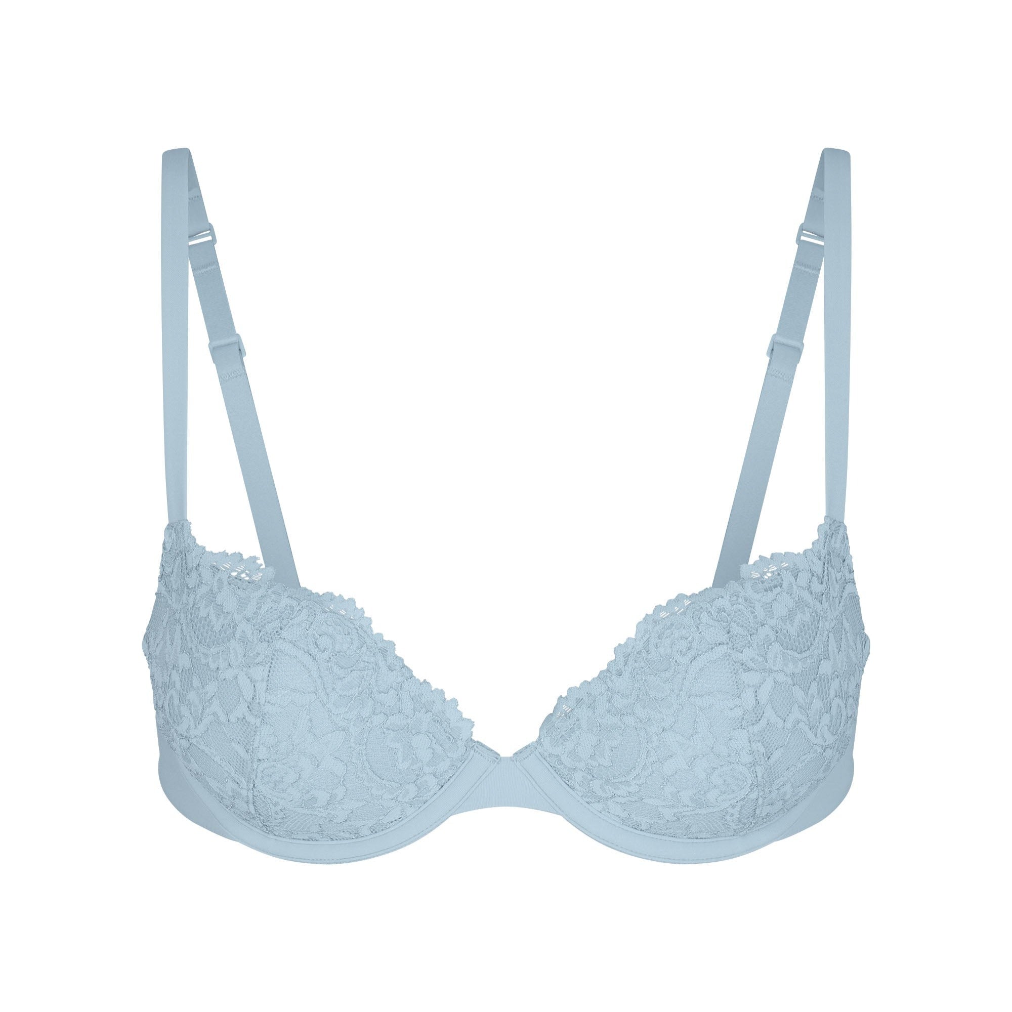 FITS EVERYBODY LACE PUSH-UP BRA | DENIM - Image 5