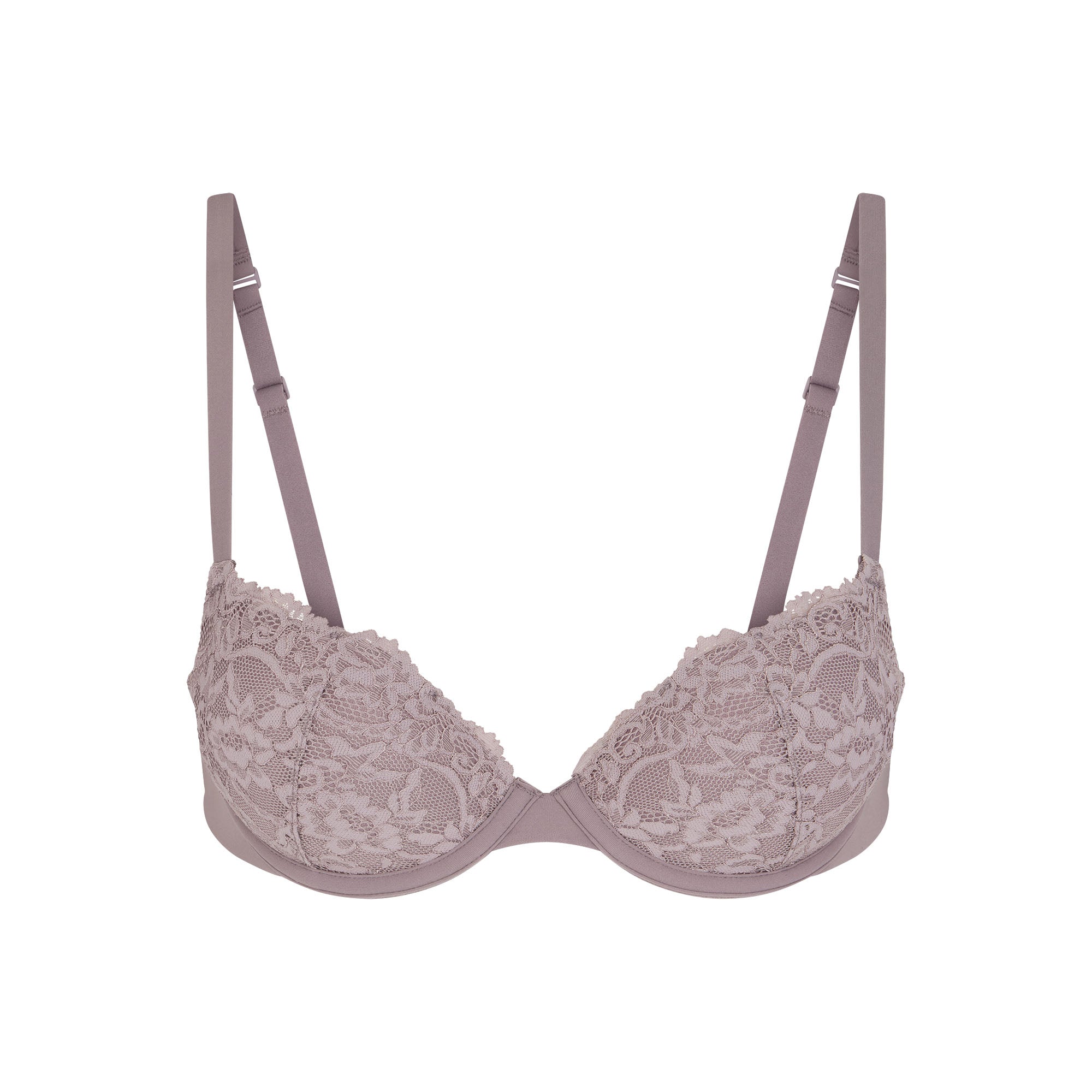 FITS EVERYBODY LACE PUSH-UP BRA | ZINC - Image 5