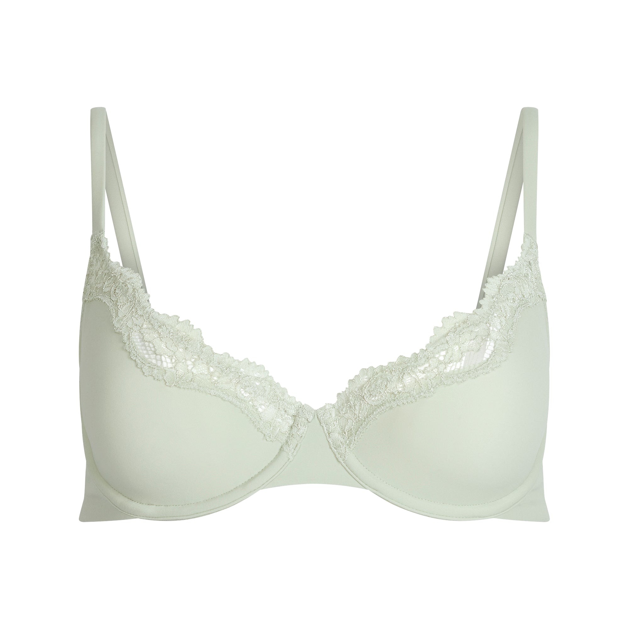 FITS EVERYBODY LACE UNLINED SCOOP BRA | SPEARMINT - Image 5