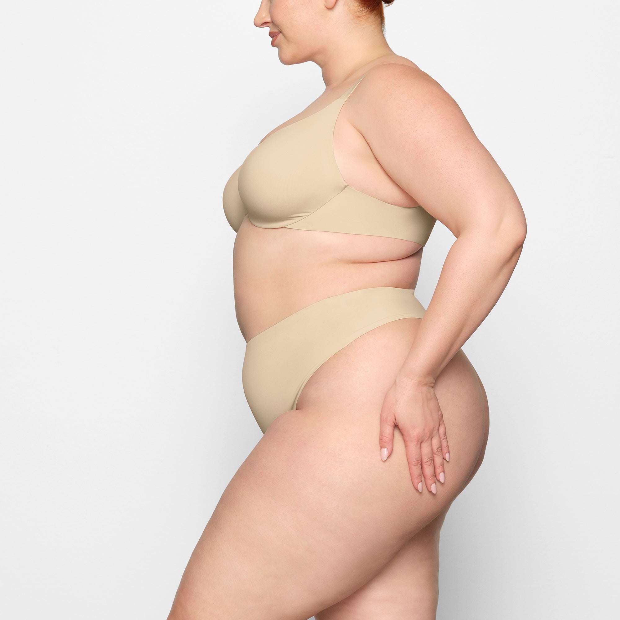 SMOOTHING INTIMATES UNLINED FULL COVERAGE BRA | SAND - Image 2