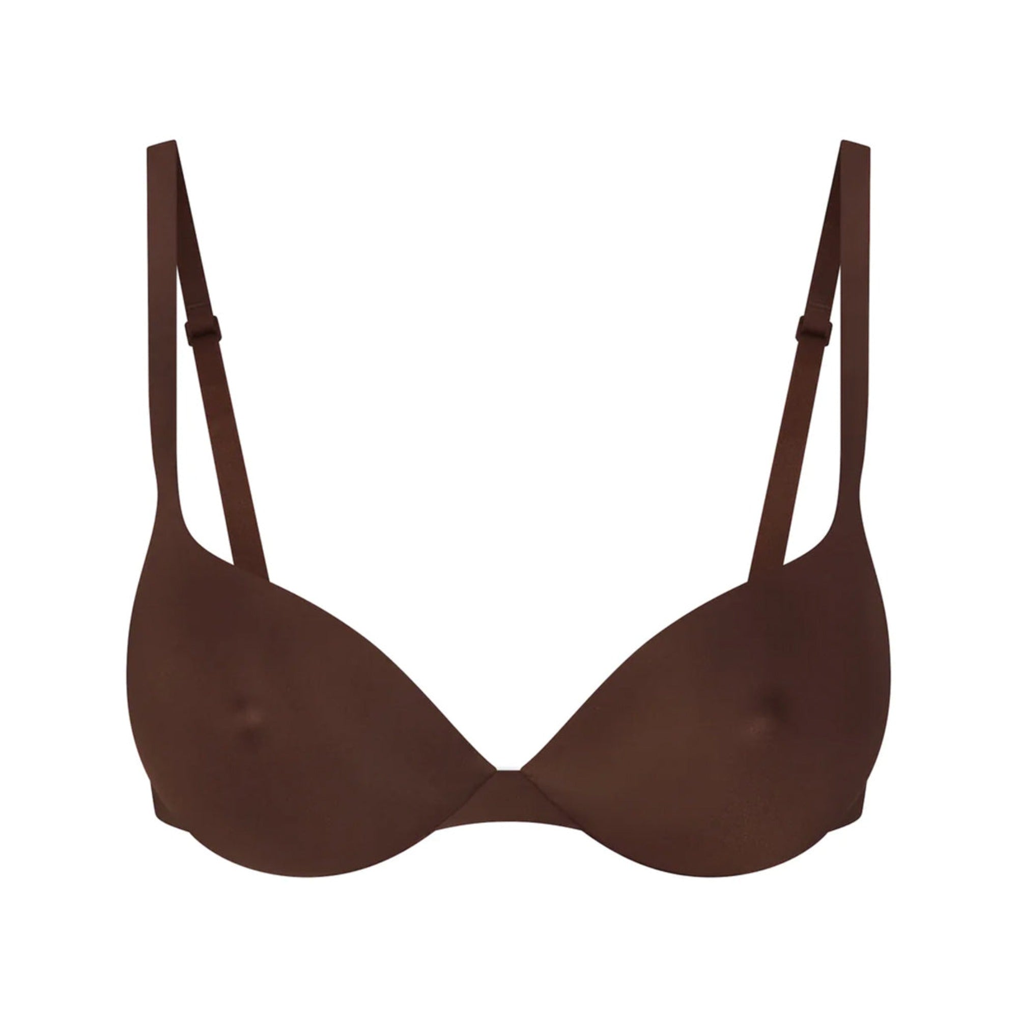 SKIMS ULTIMATE NIPPLE PUSH-UP BRA | COCOA - Image 9